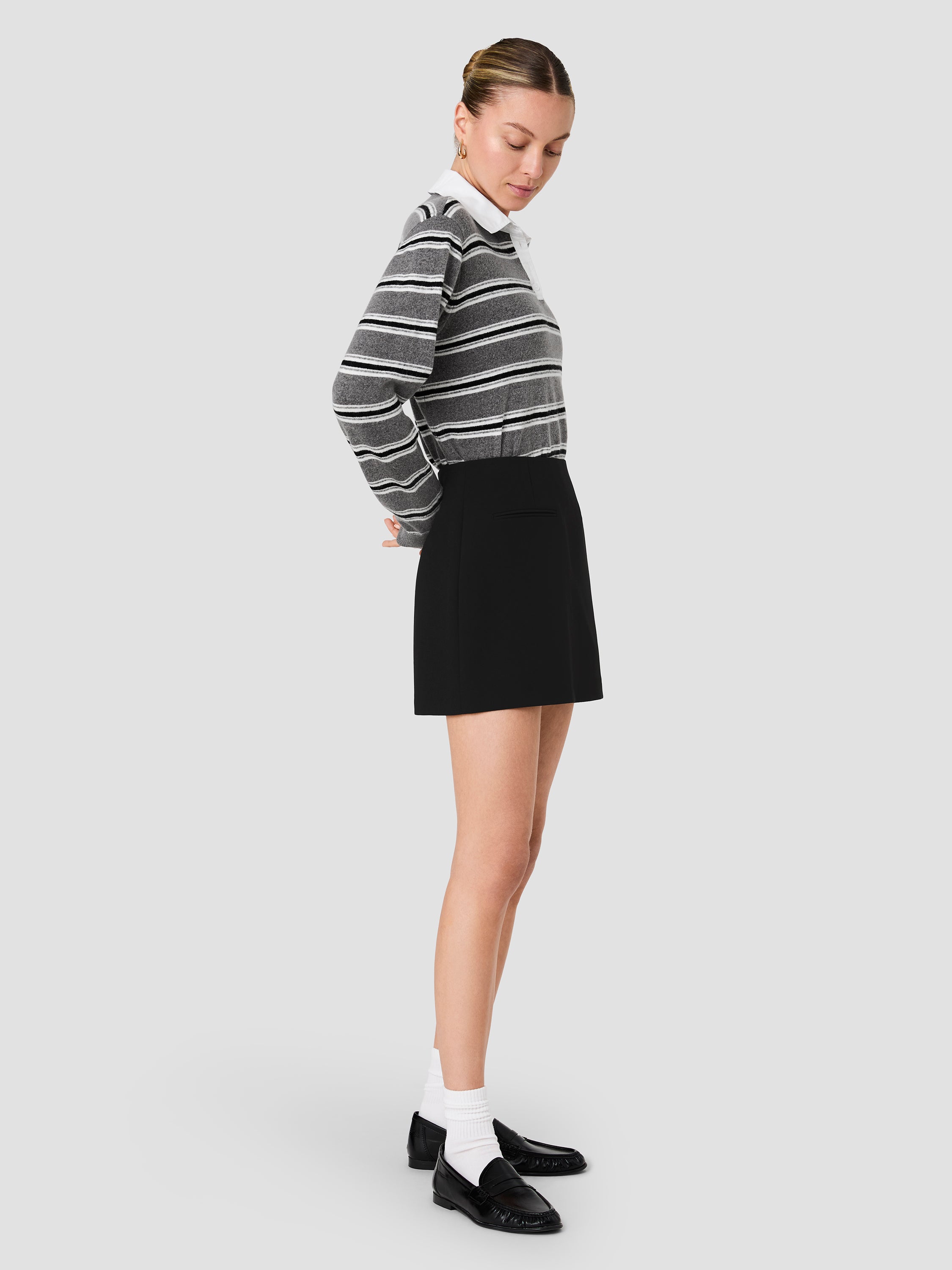 Azra Twill Welt Pocket Mini Skirt | French Connection US
