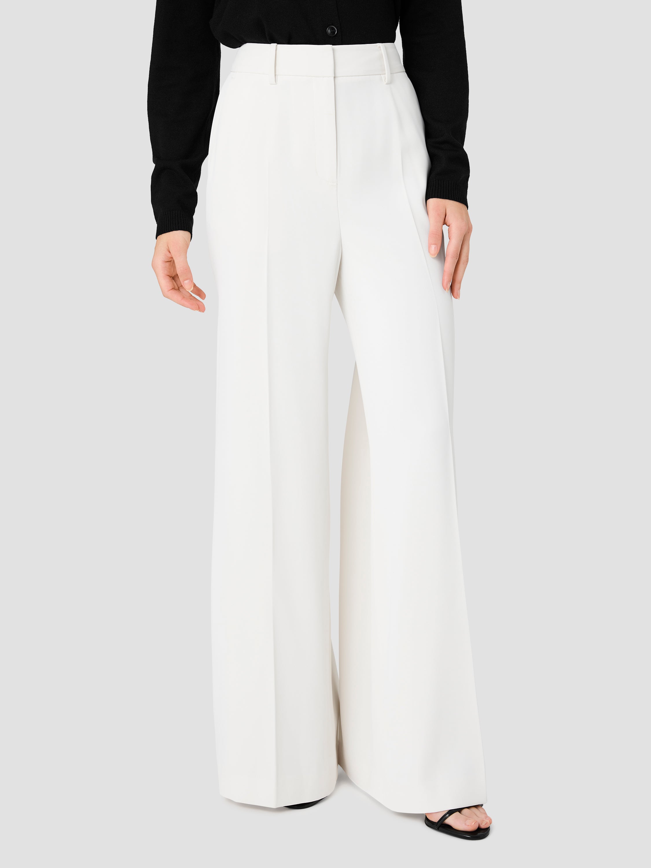 HARRY SUITING HIGH WAISTED WIDE LEG TROUSERS View 2 | The Essentials Edit