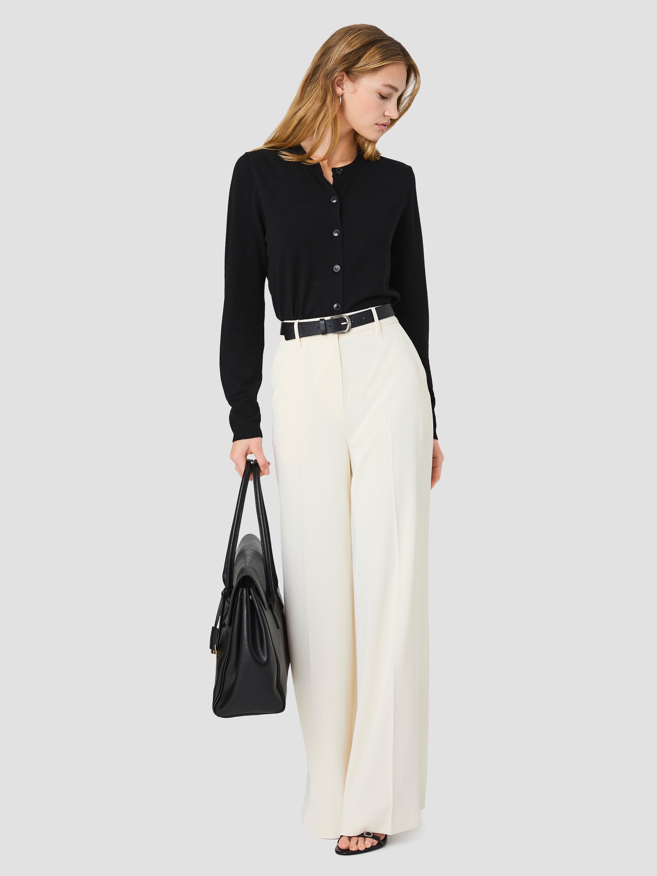 HARRY SUITING HIGH WAISTED WIDE LEG TROUSERS View 1 | Wear to Work