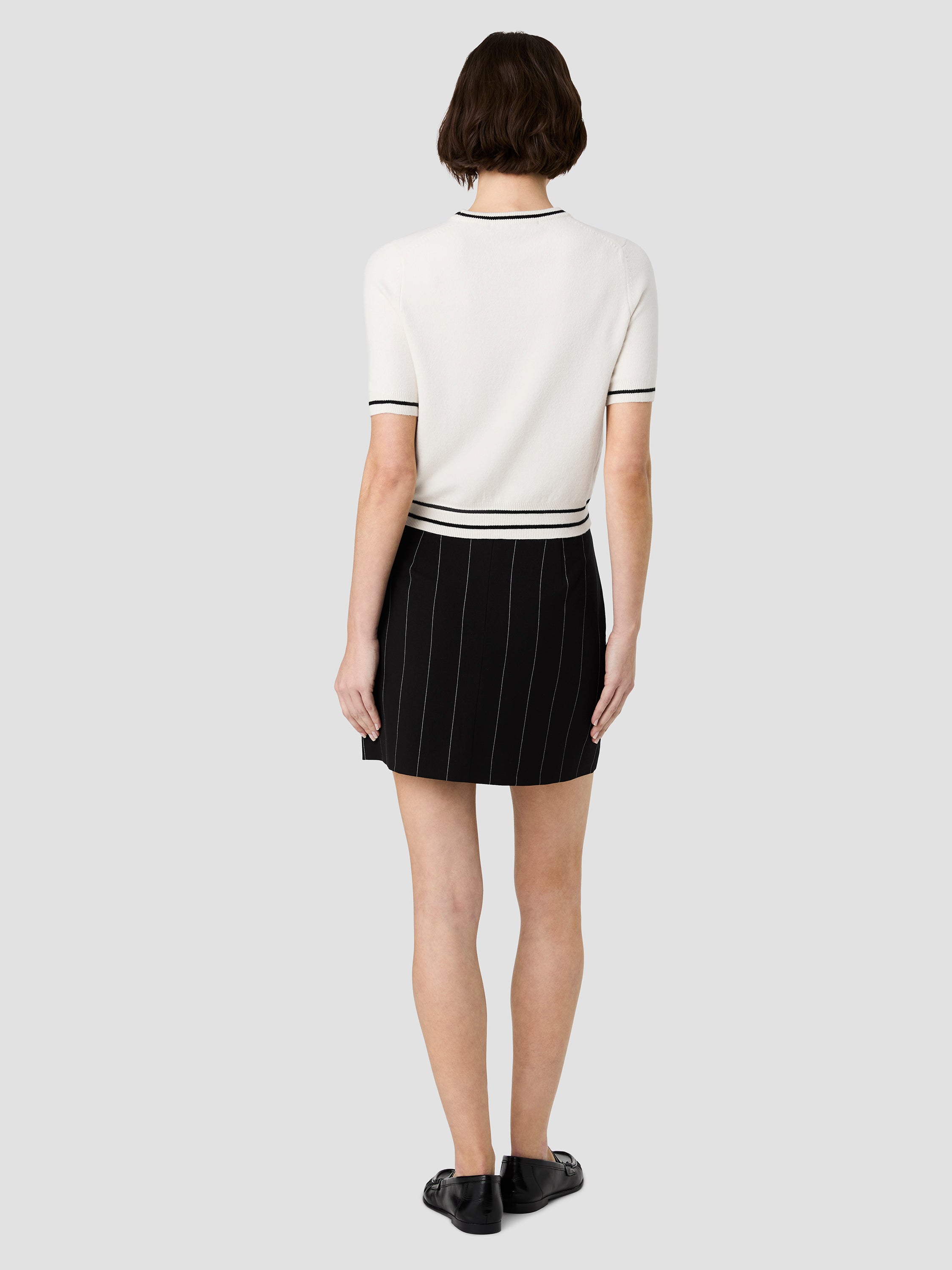 BABYSOFT SHORT SLEEVE RIB STRIPE TOP VIEW 4