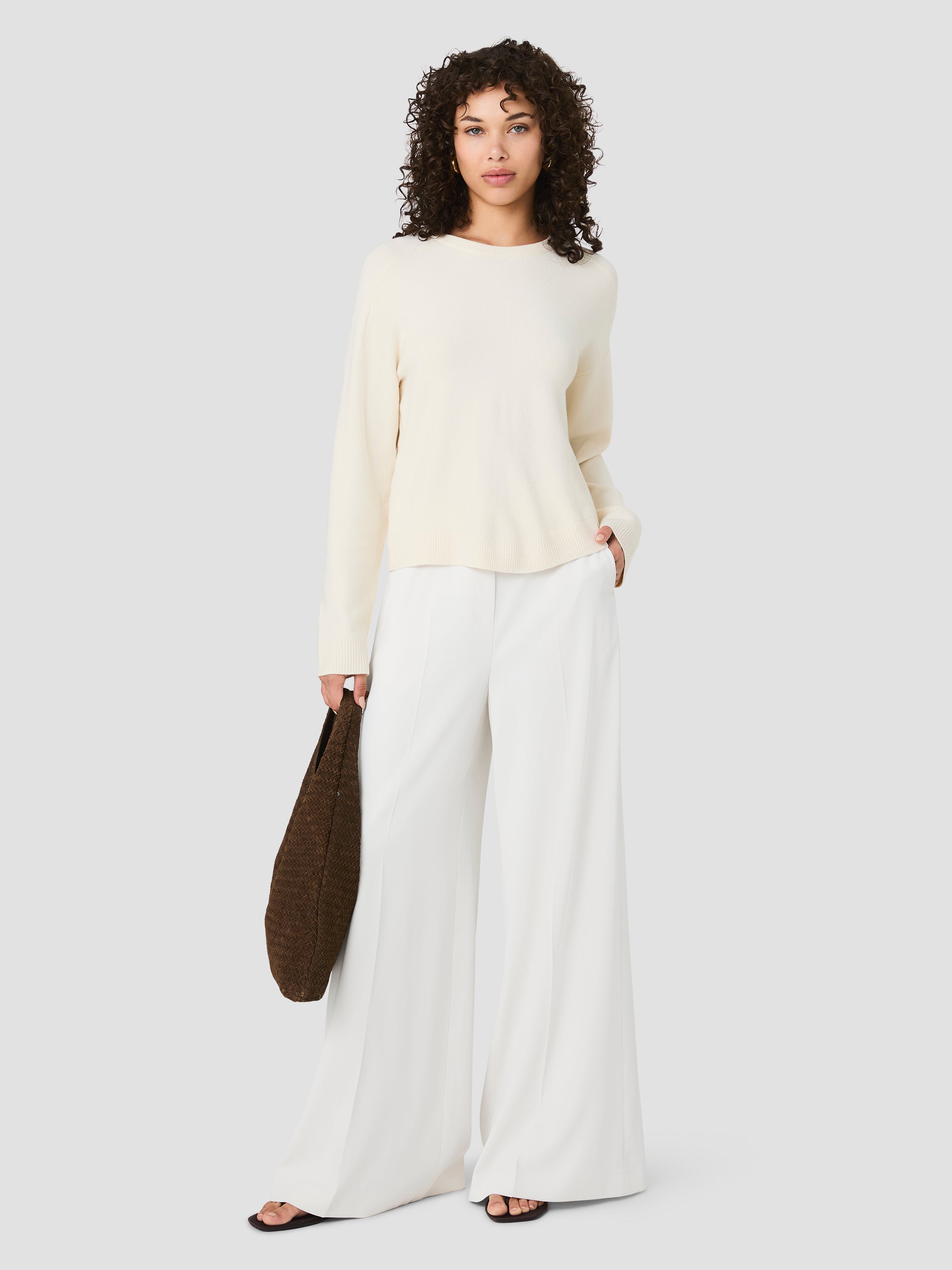 BABYSOFT OVERSIZED CREW NECK PULLOVER VIEW 1