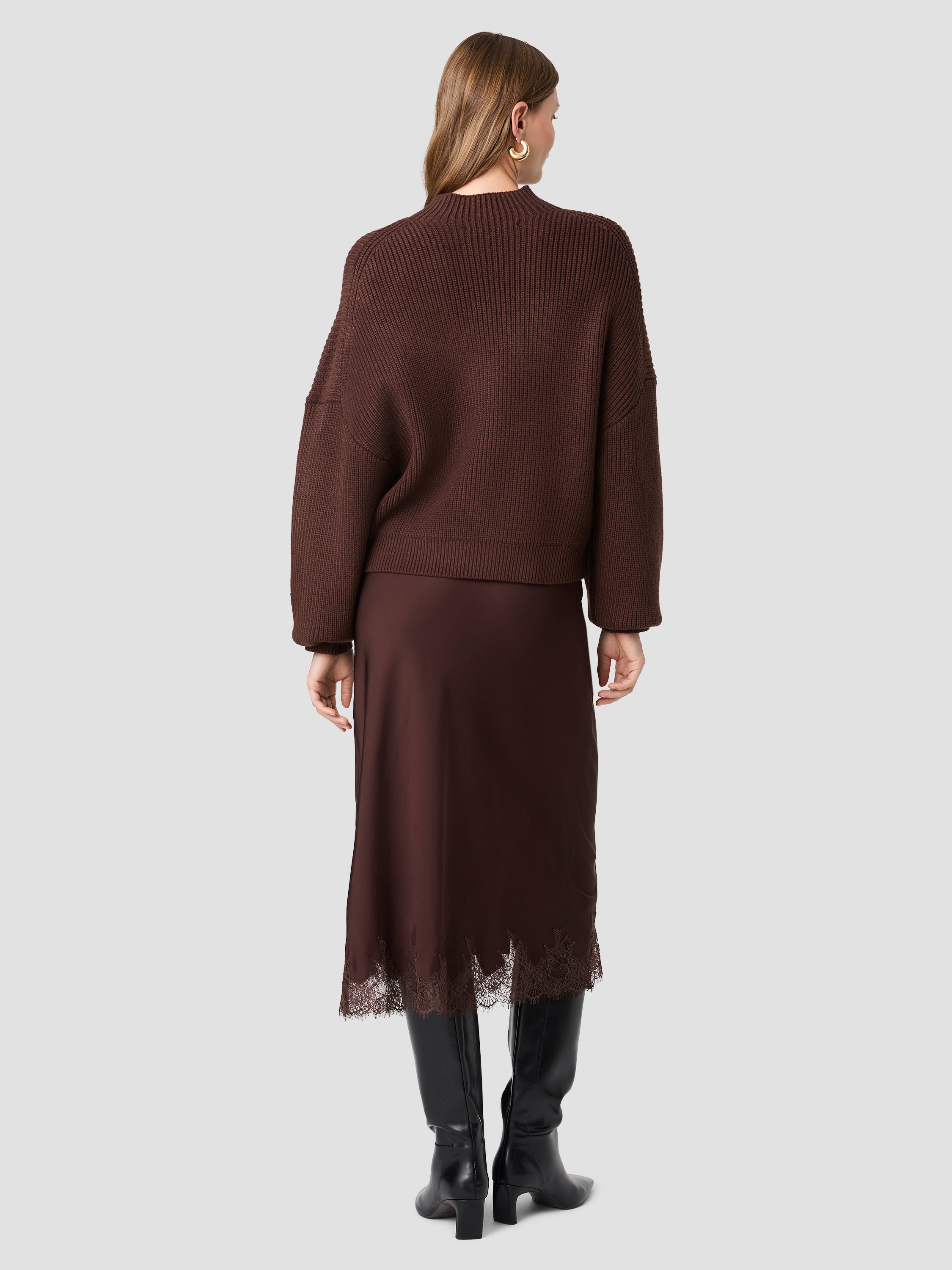 BABYSOFT MOCKNECK RIB PULLOVER VIEW 4
