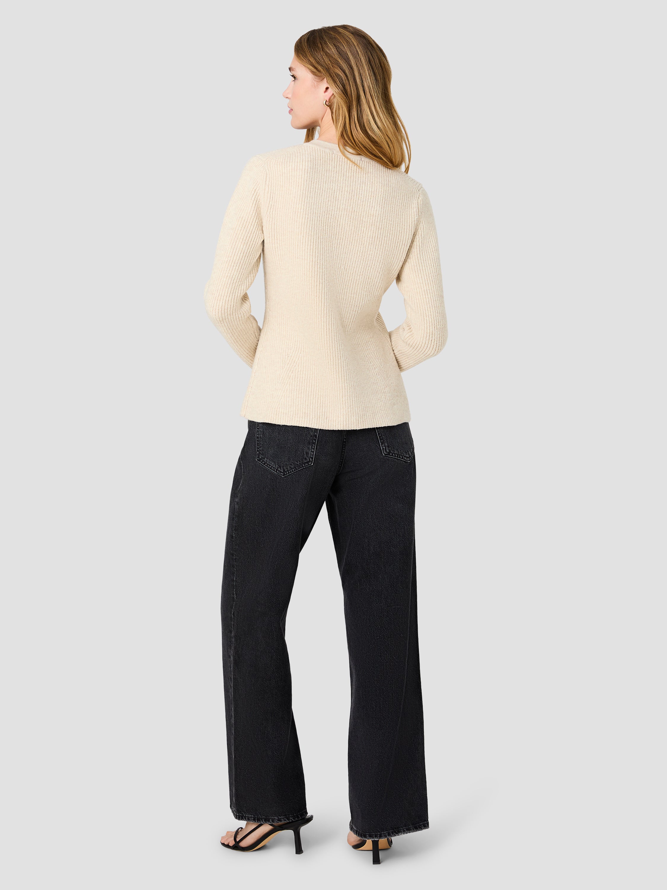 MARLEY KNIT BUTTON FRONT TOP VIEW 4