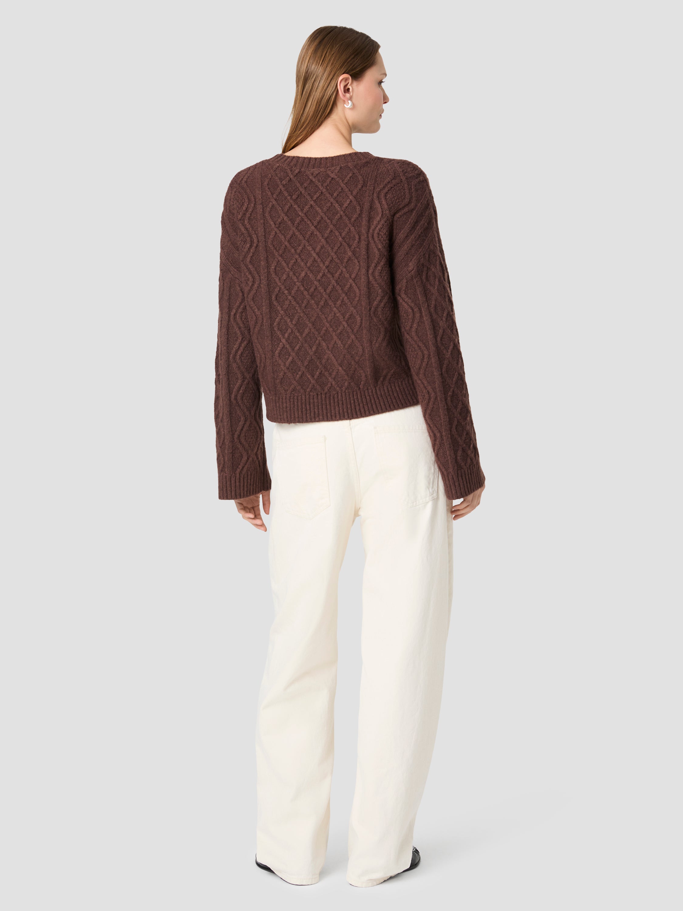 WESLEY KNIT CABLE PULLOVER SWEATER VIEW 4 | Sweaters & Knits