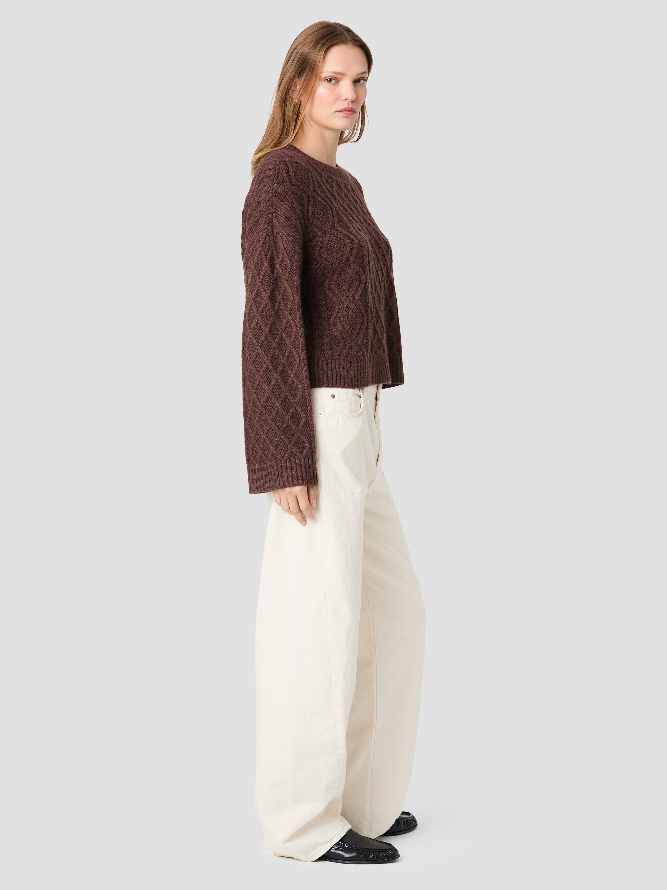 WESLEY KNIT CABLE PULLOVER SWEATER VIEW 5 | Sweaters & Knits