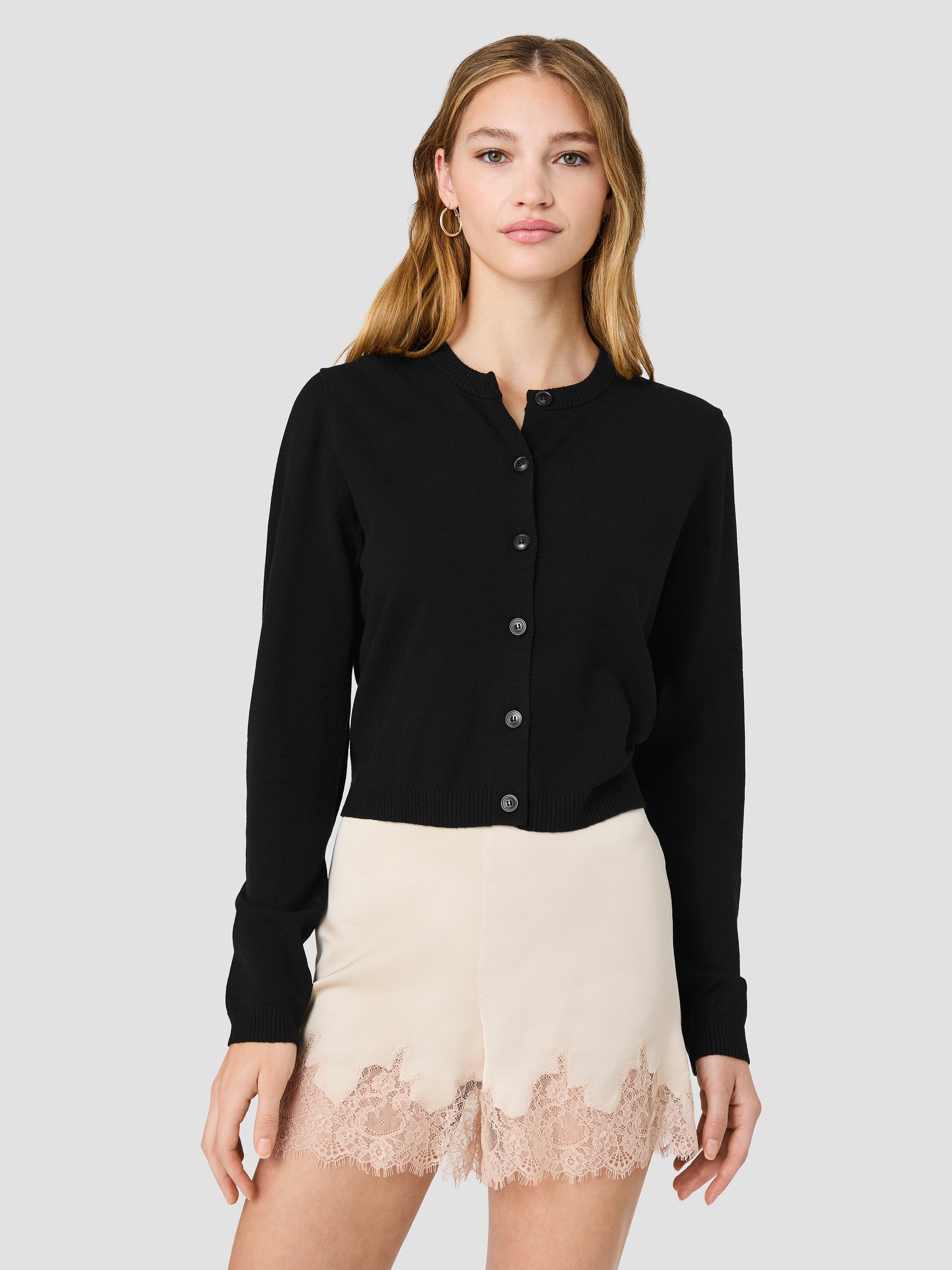 COSYSOFT FITTED CARDIGAN View 1 | The Essentials Edit