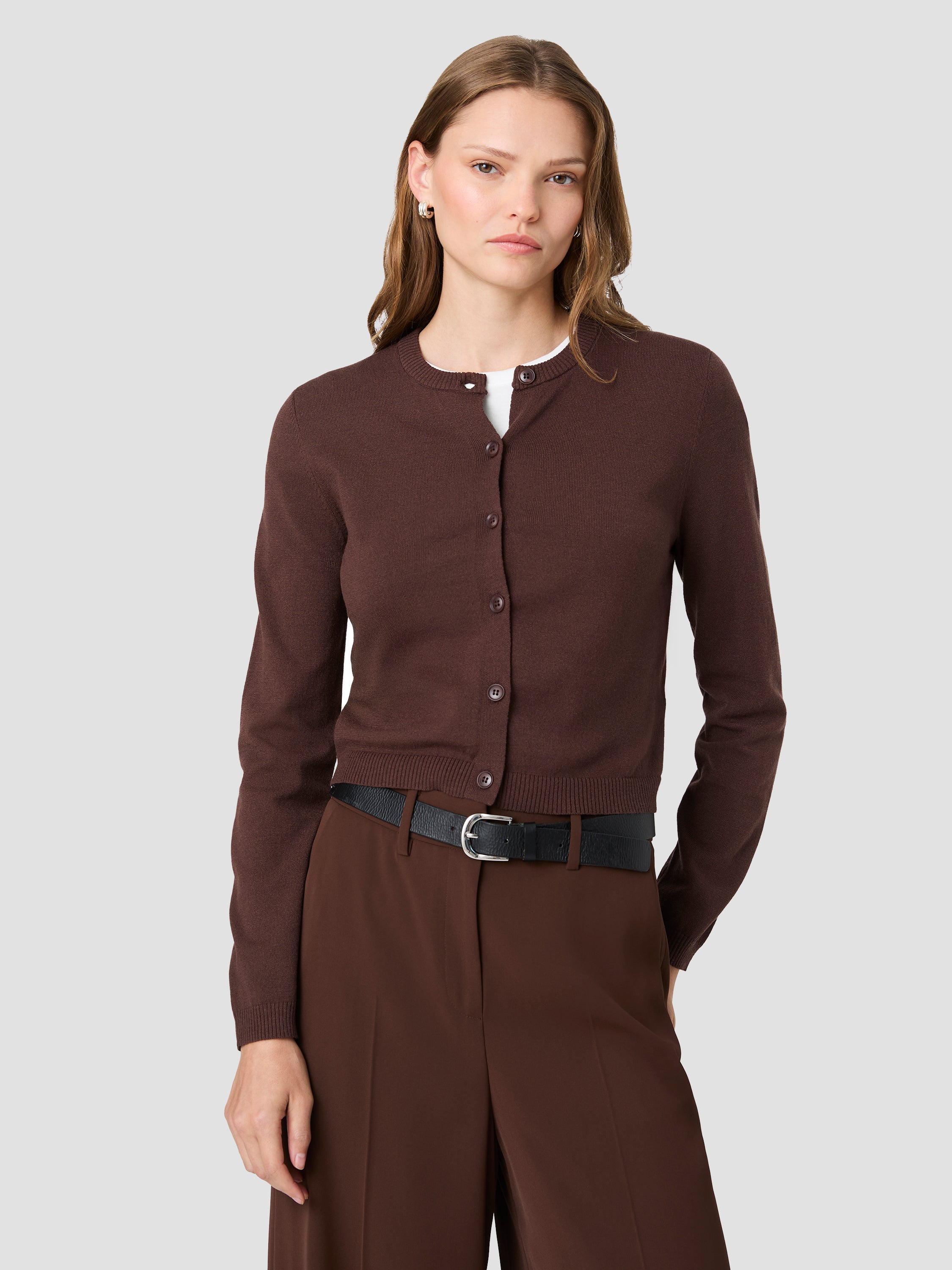 COSYSOFT FITTED CARDIGAN View 1 | Women's