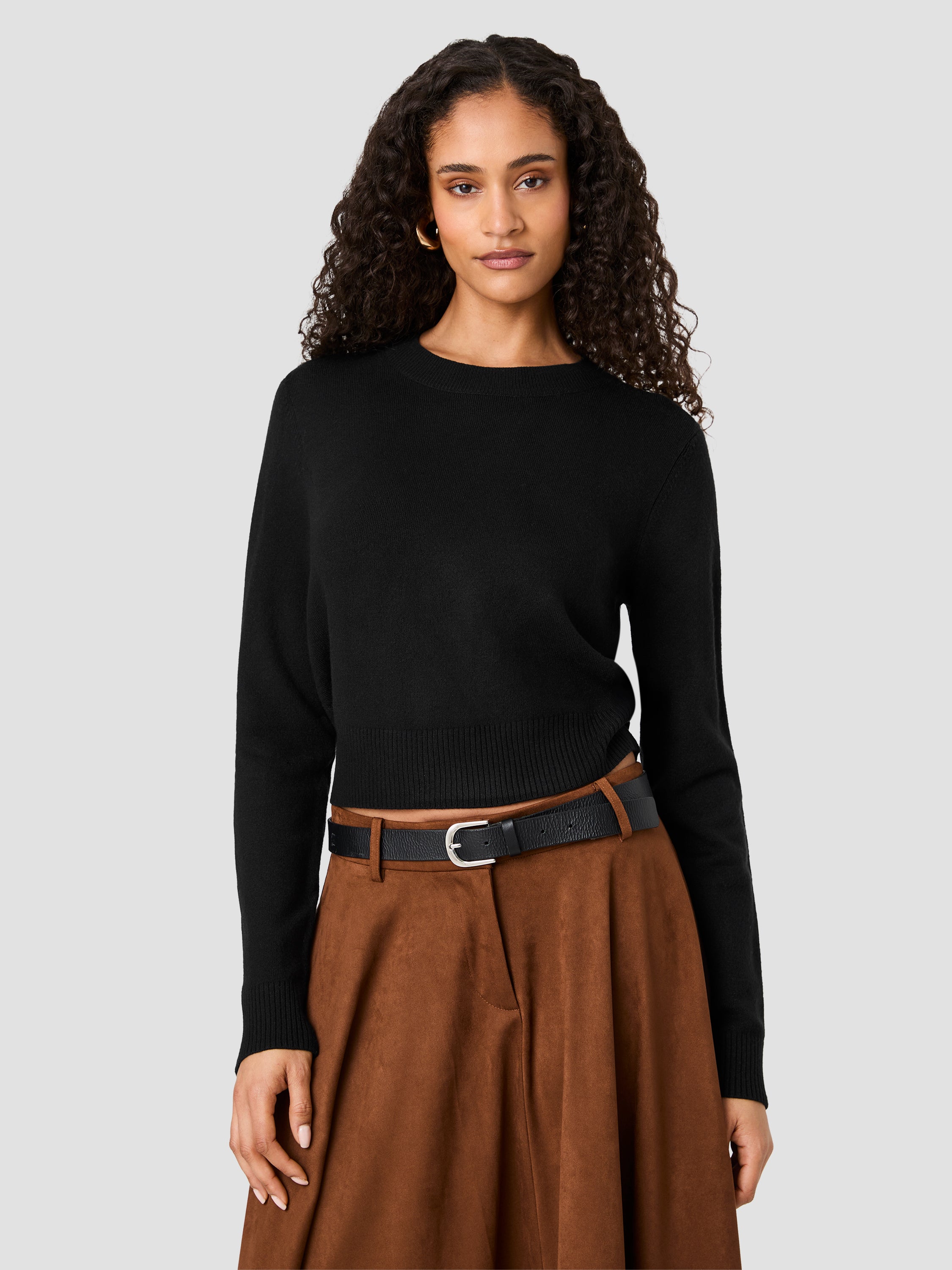 BABYSOFT CREW NECK LONG SLEEVE SWEATER View 2 | New Arrivals