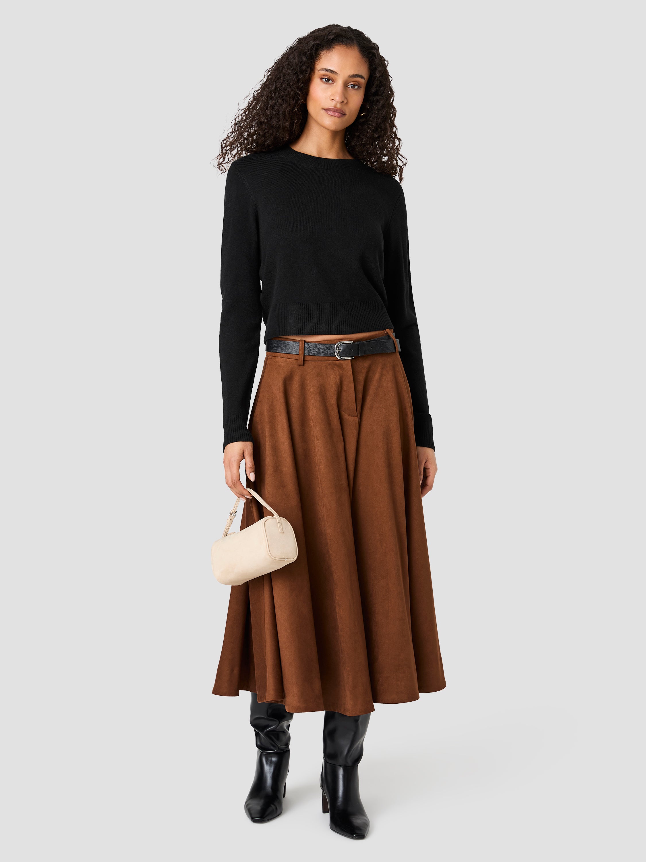BABYSOFT CREW NECK LONG SLEEVE SWEATER View 1 | New Arrivals