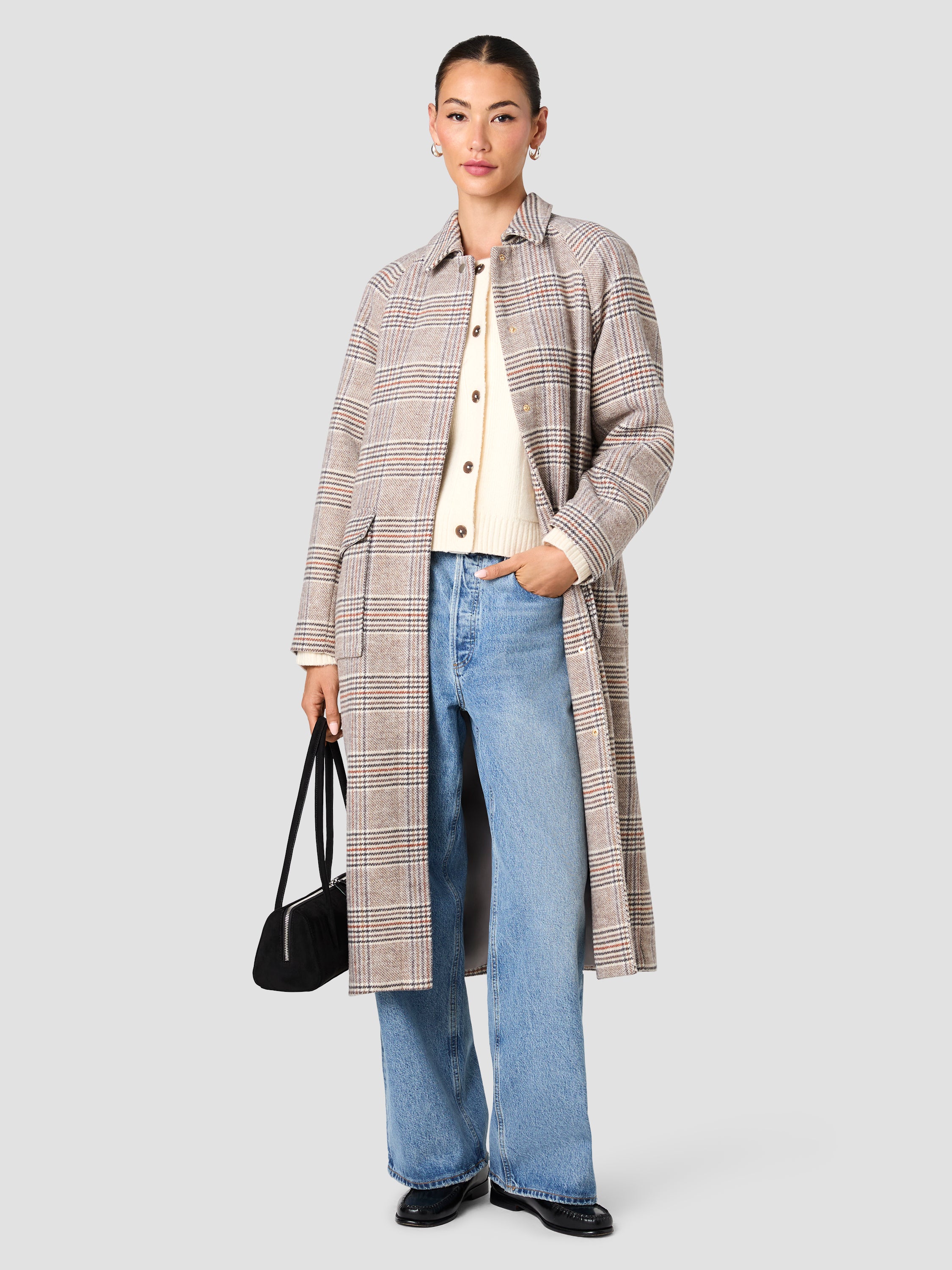 SUTTON PLAID TAILORED COAT View 2 | Coats & Jackets