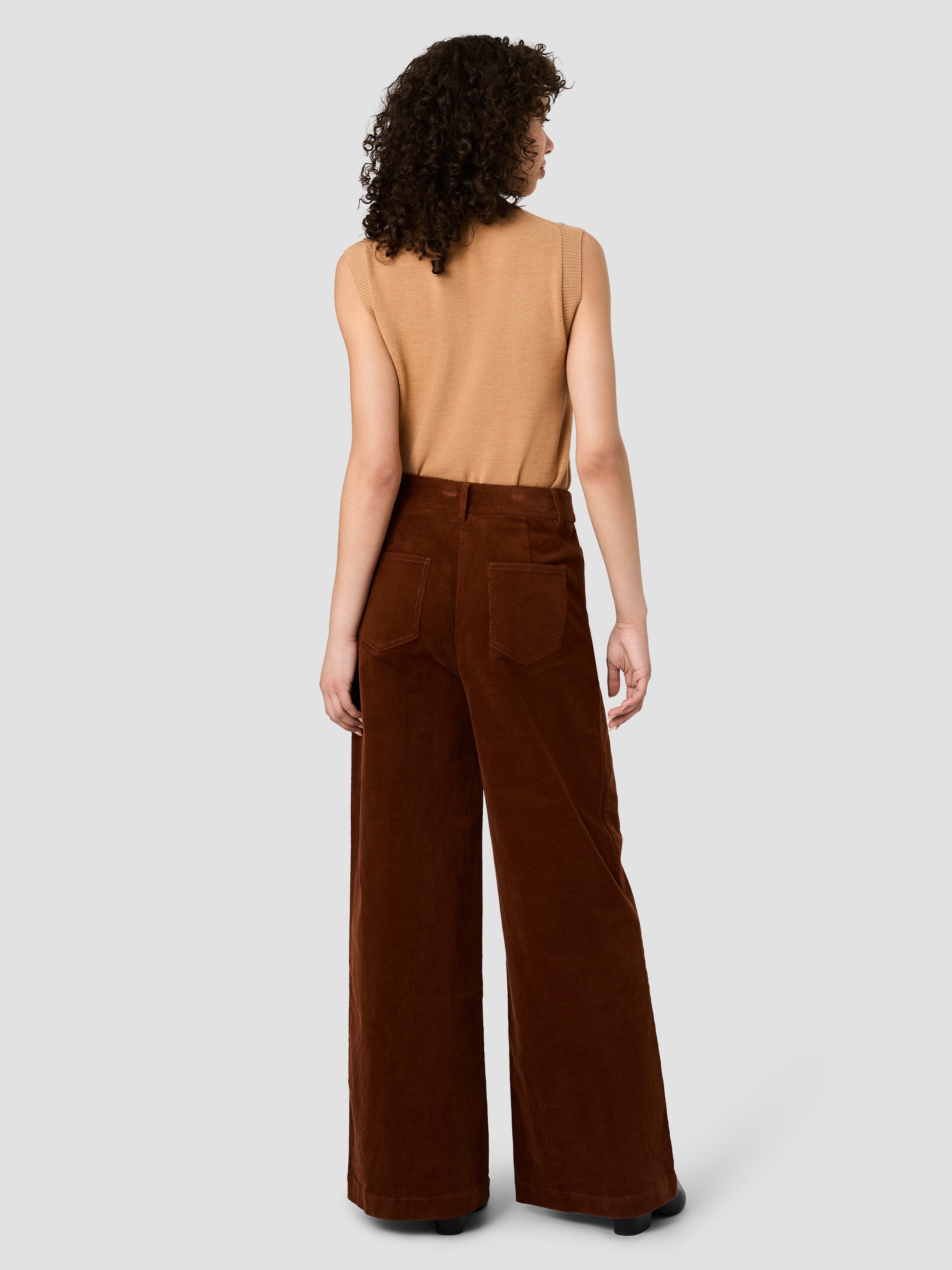 CASEY CORDUROY WIDE LEG PANTS VIEW 4