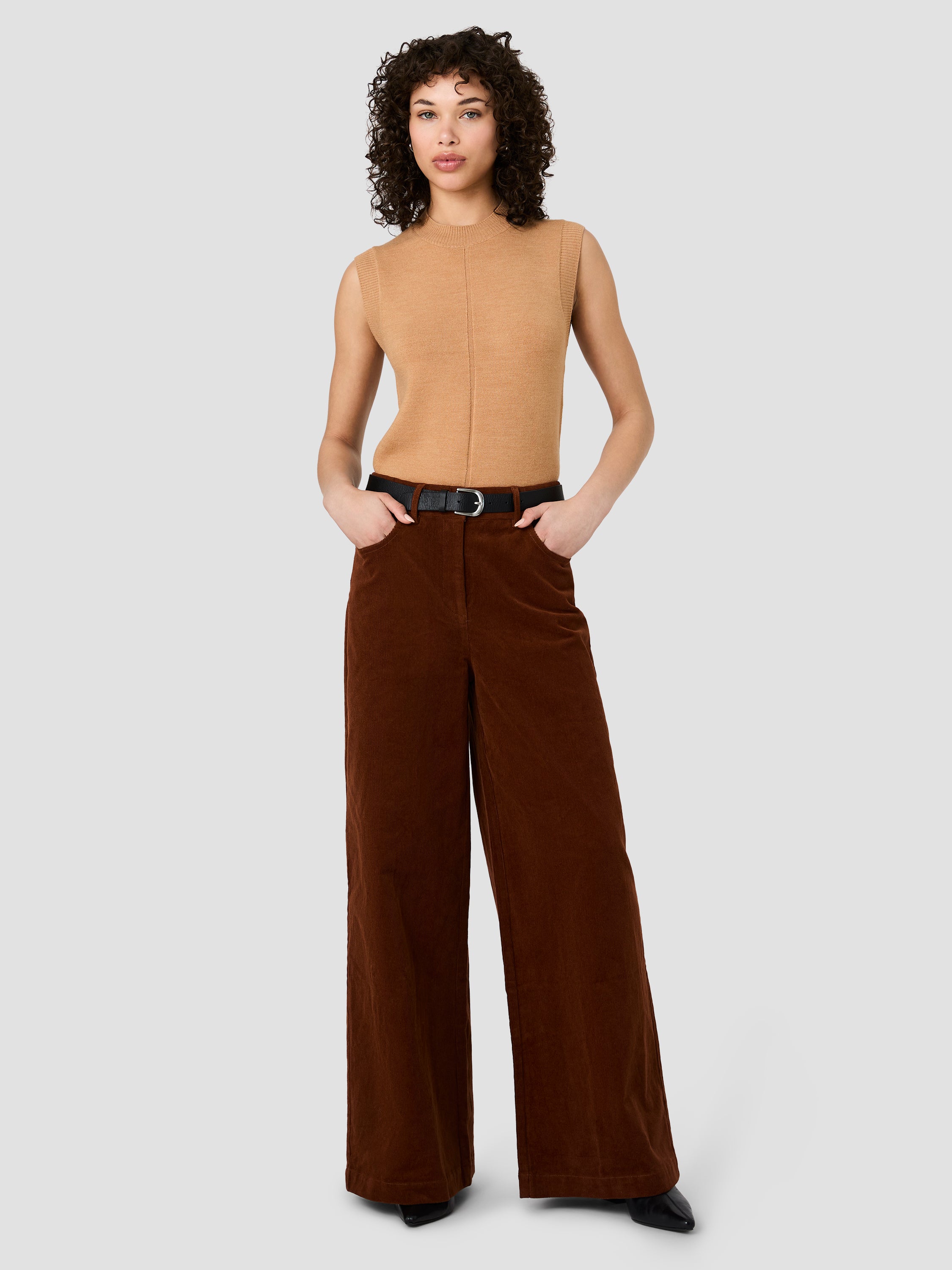 CASEY CORDUROY WIDE LEG PANTS VIEW 6