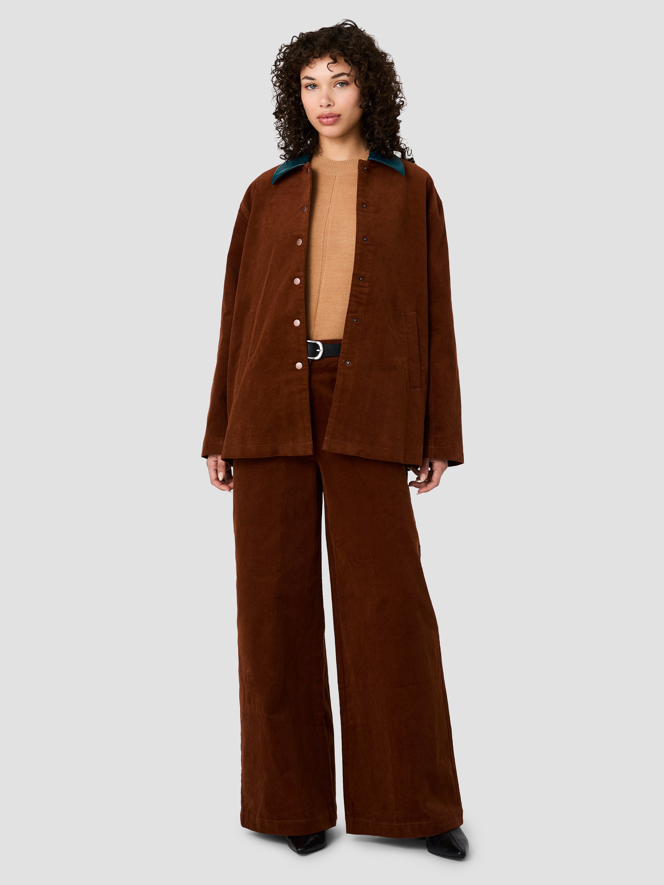 CASEY CORDUROY CONTRAST COLLAR JACKET VIEW 6 | New Arrivals