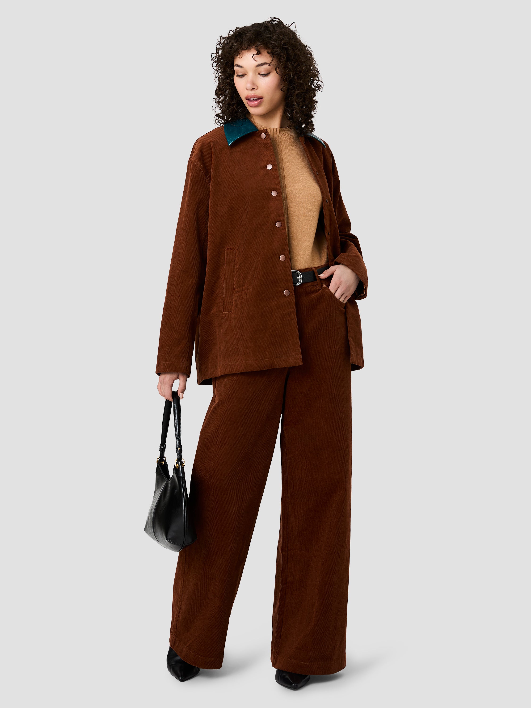 CASEY CORDUROY CONTRAST COLLAR JACKET View 1 | New Arrivals