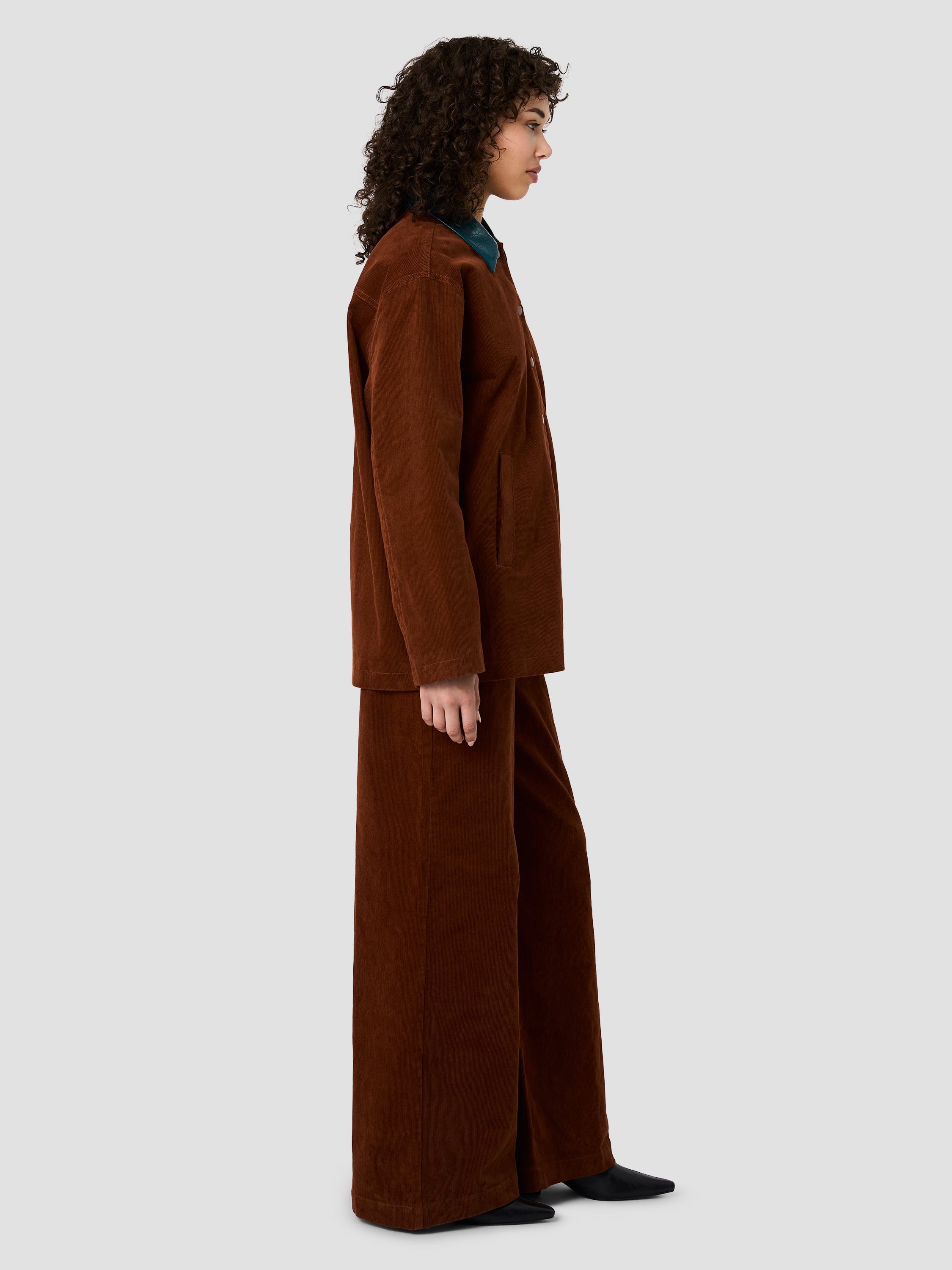 CASEY CORDUROY CONTRAST COLLAR JACKET VIEW 5 | New Arrivals