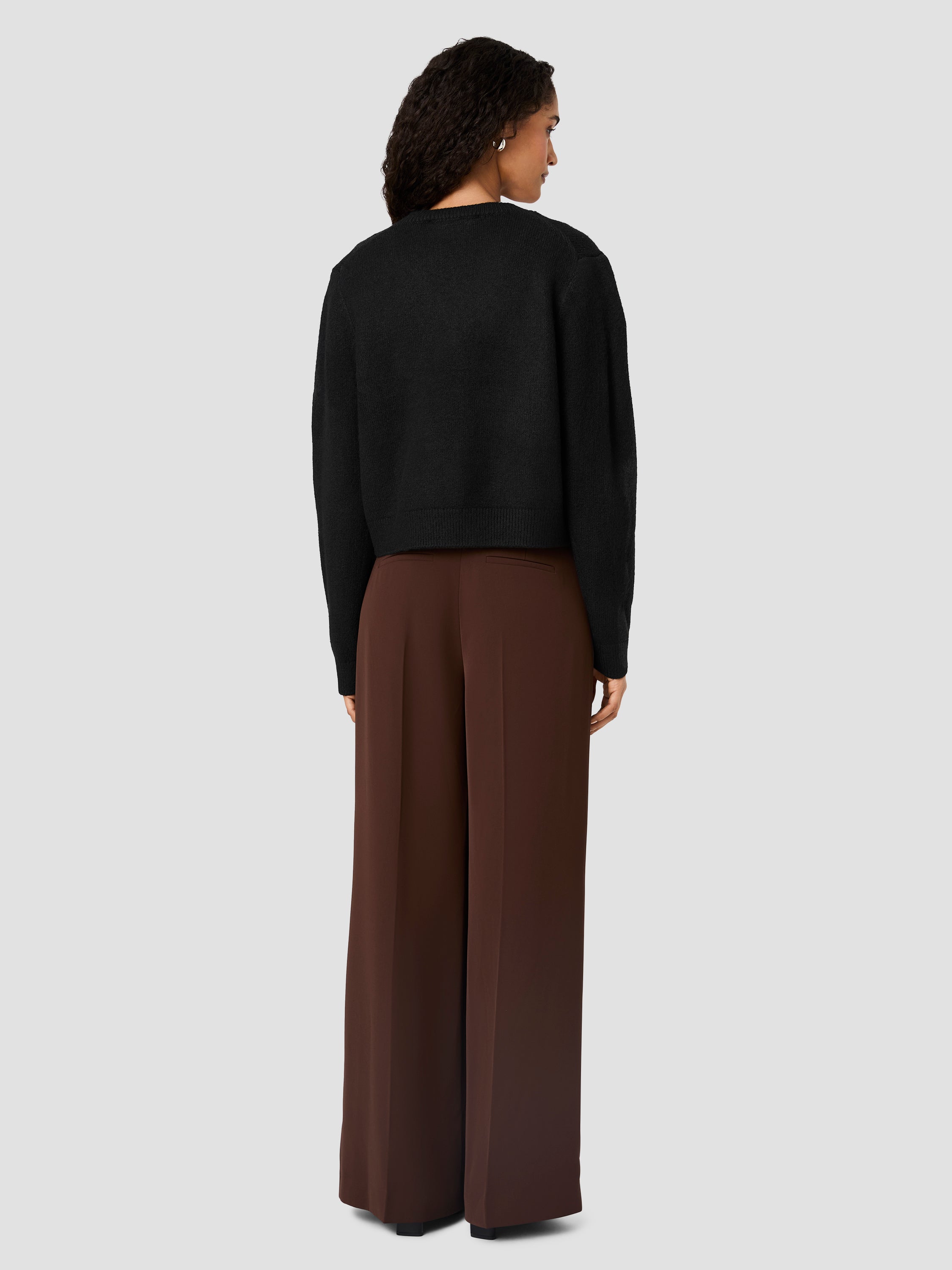 SUZIE KNIT V-NECK PULLOVER SWEATER VIEW 4