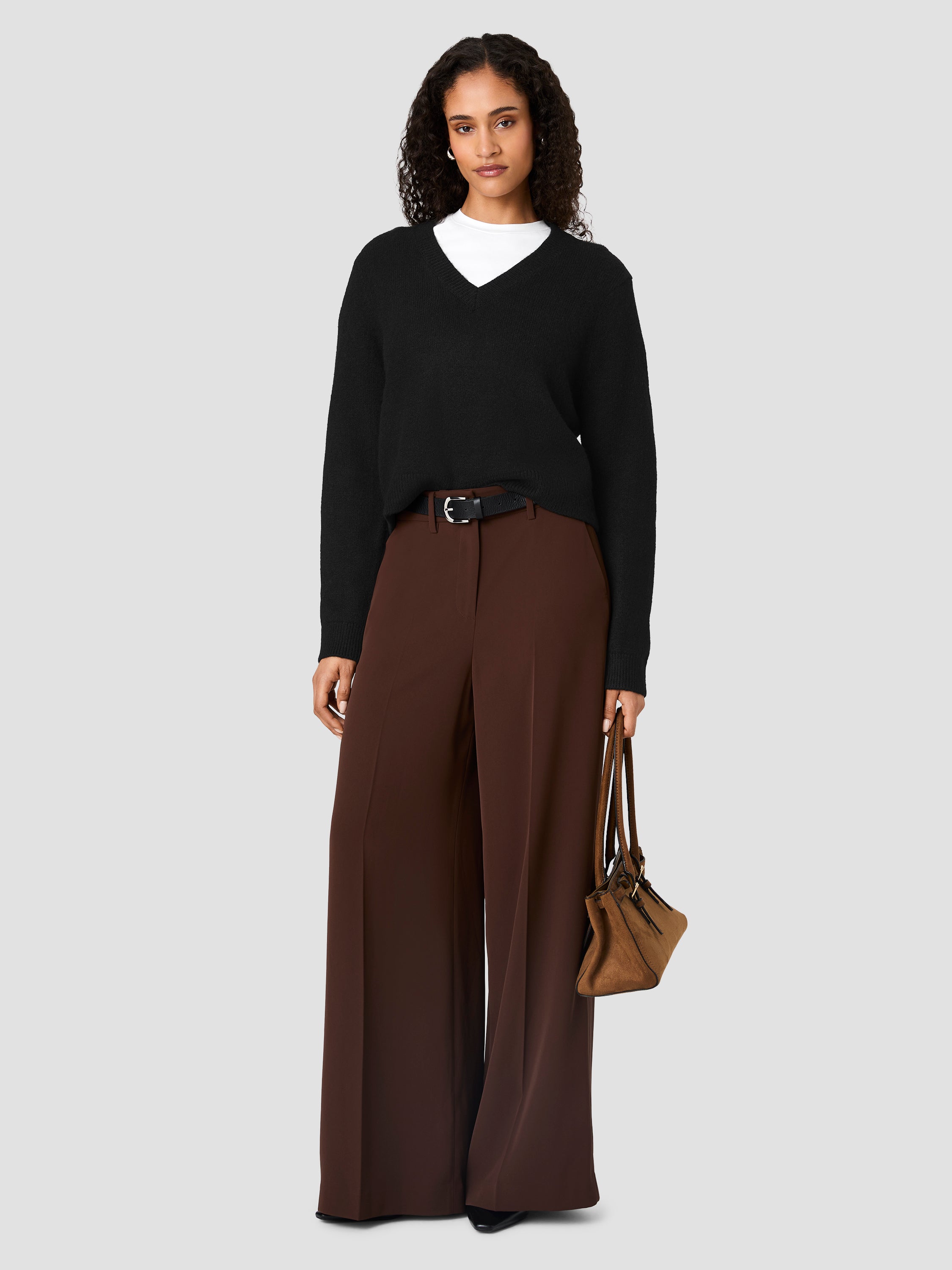 SUZIE KNIT V-NECK PULLOVER SWEATER View 1 | Products
