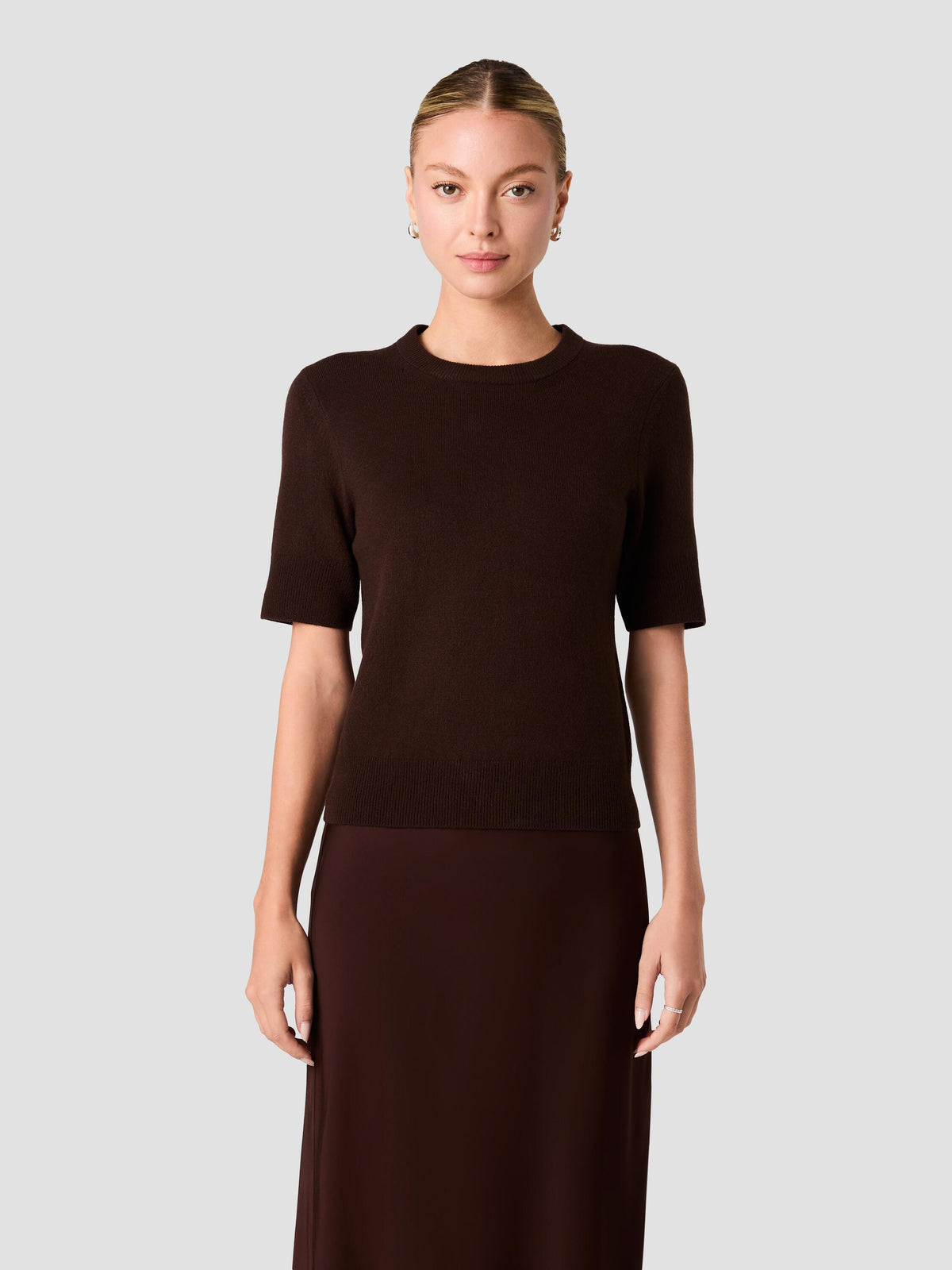 BABYSOFT MARGO SHORT SLEEVE SWEATER View 2 | The Layering Shop