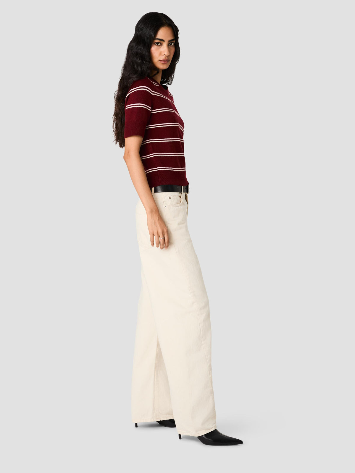 BABYSOFT MARGO SHORT SLEEVE SWEATER VIEW 5 | The Layering Shop