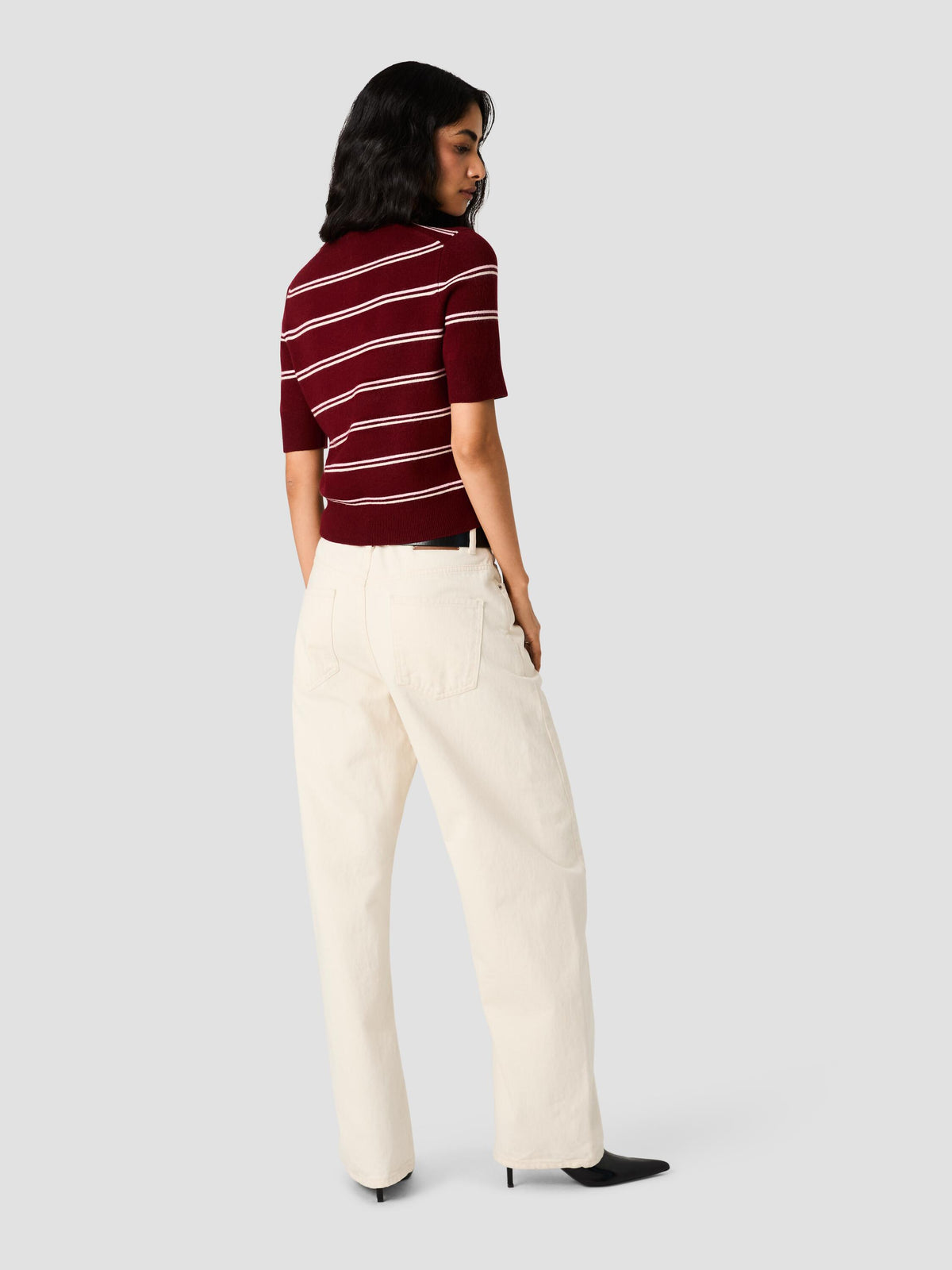 BABYSOFT MARGO SHORT SLEEVE SWEATER VIEW 6 | The Layering Shop