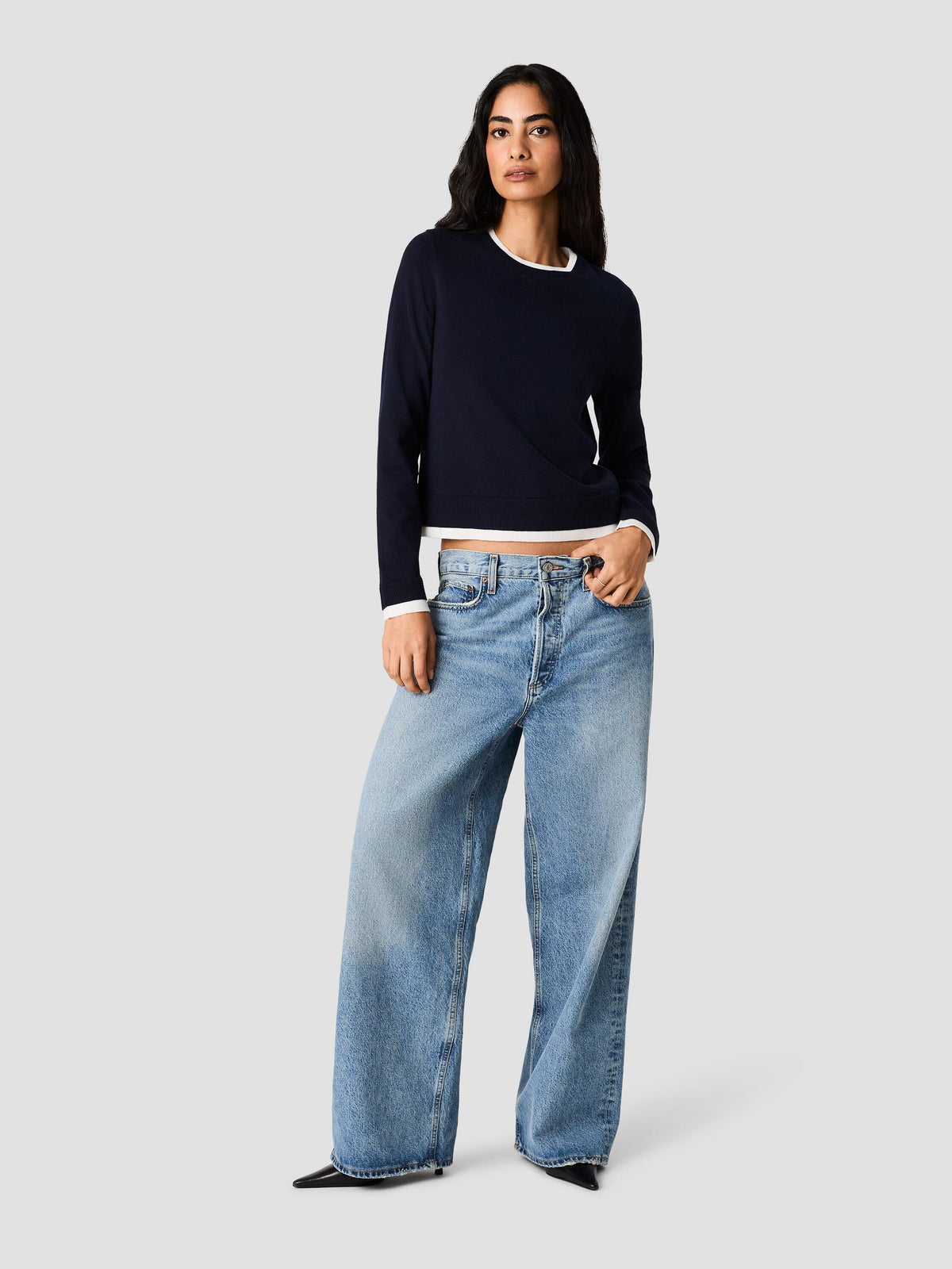 COSY CONTRAST SWEATER VIEW 6 | The Layering Shop