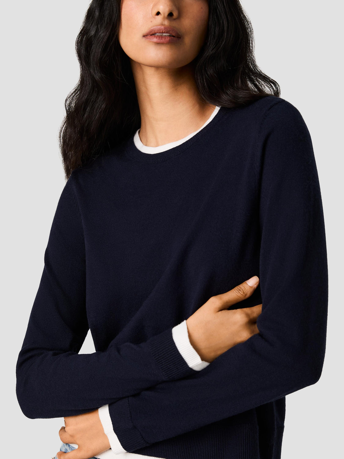 COSY CONTRAST SWEATER VIEW 3 | The Layering Shop