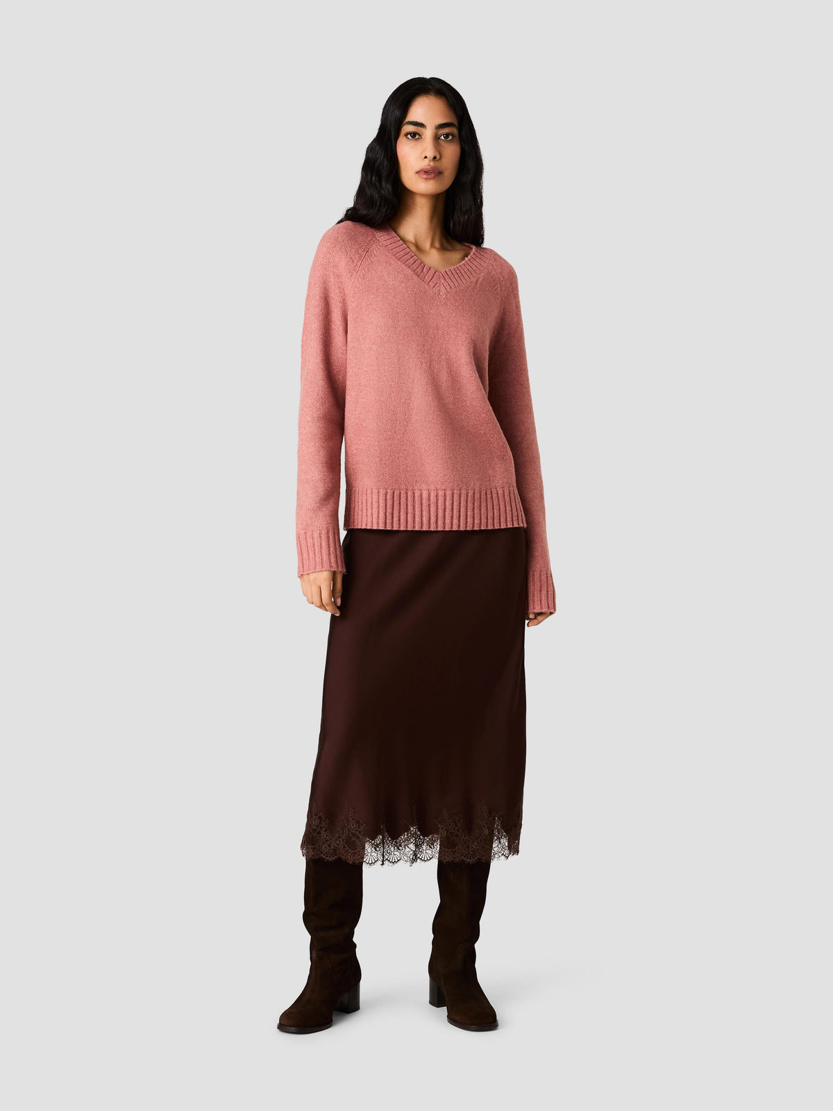 SUZIE V-NECK SWEATER VIEW 6