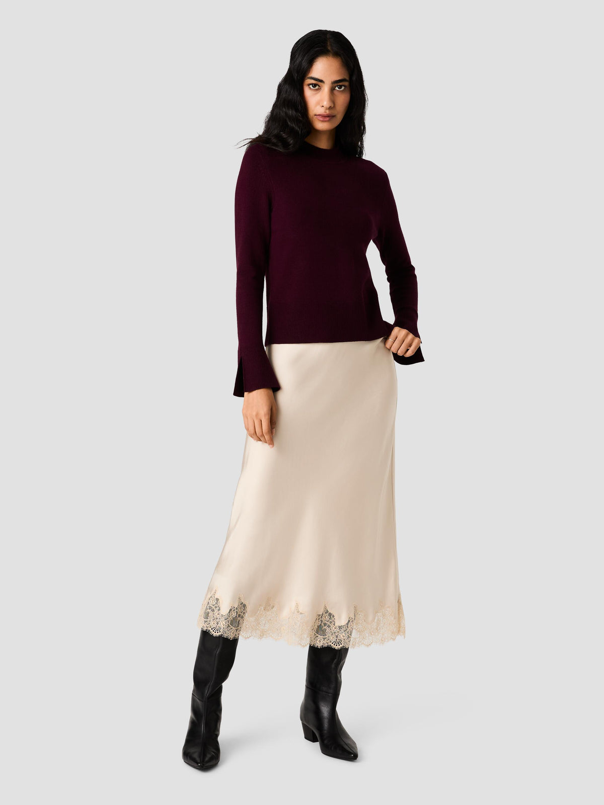 BABYSOFT HIGH NECK SWEATER VIEW 6