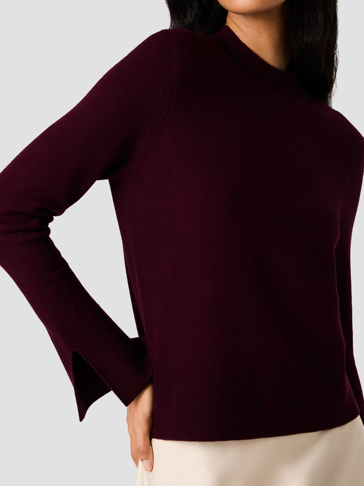 BABYSOFT HIGH NECK SWEATER VIEW 3
