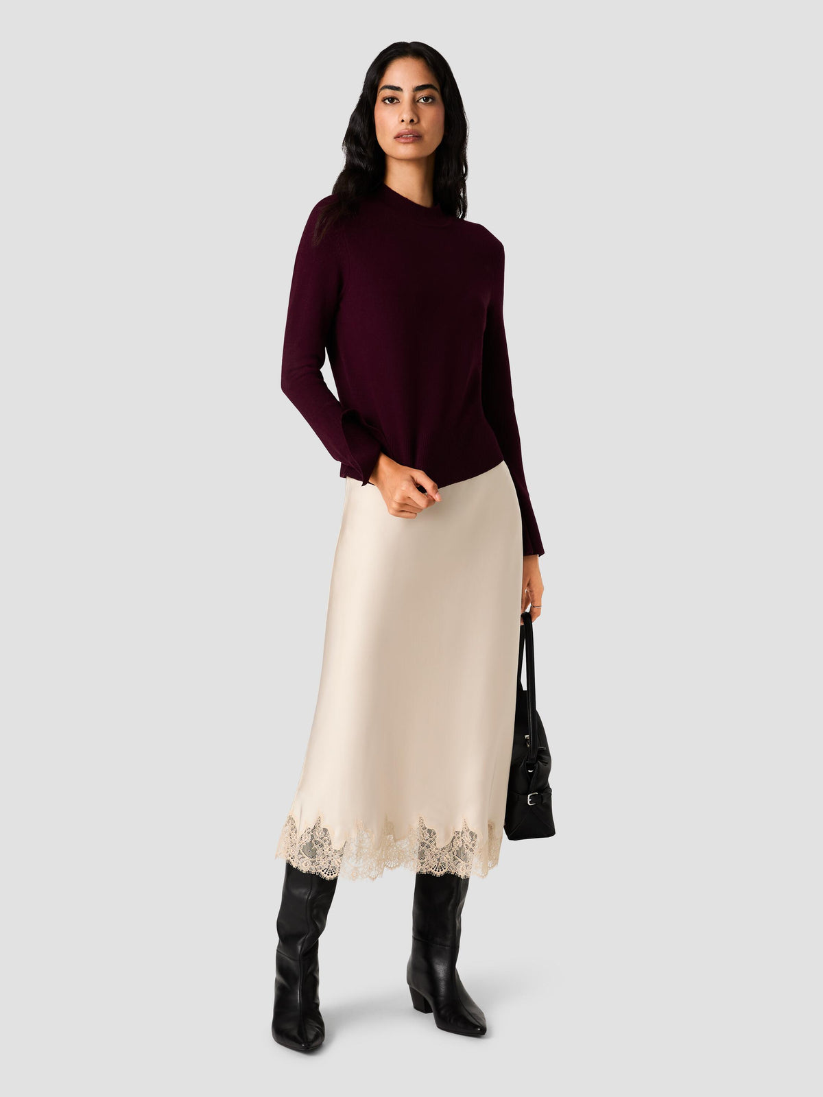 BABYSOFT HIGH NECK SWEATER VIEW 1