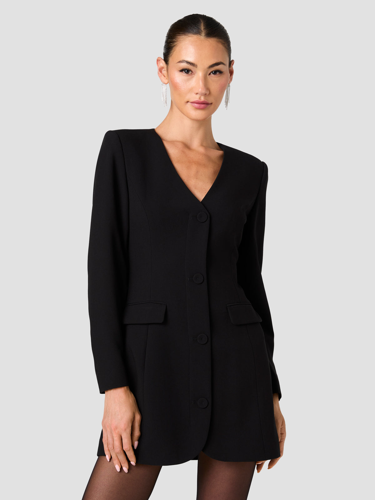 AZRA TWILL CINCHED BLAZER DRESS View 2 | Women's Shop All