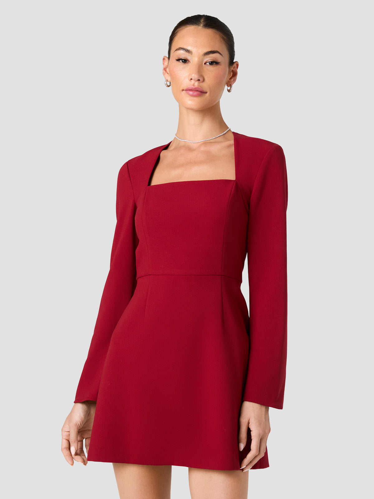 WHISPER LONG SLEEVE MINI DRESS View 2