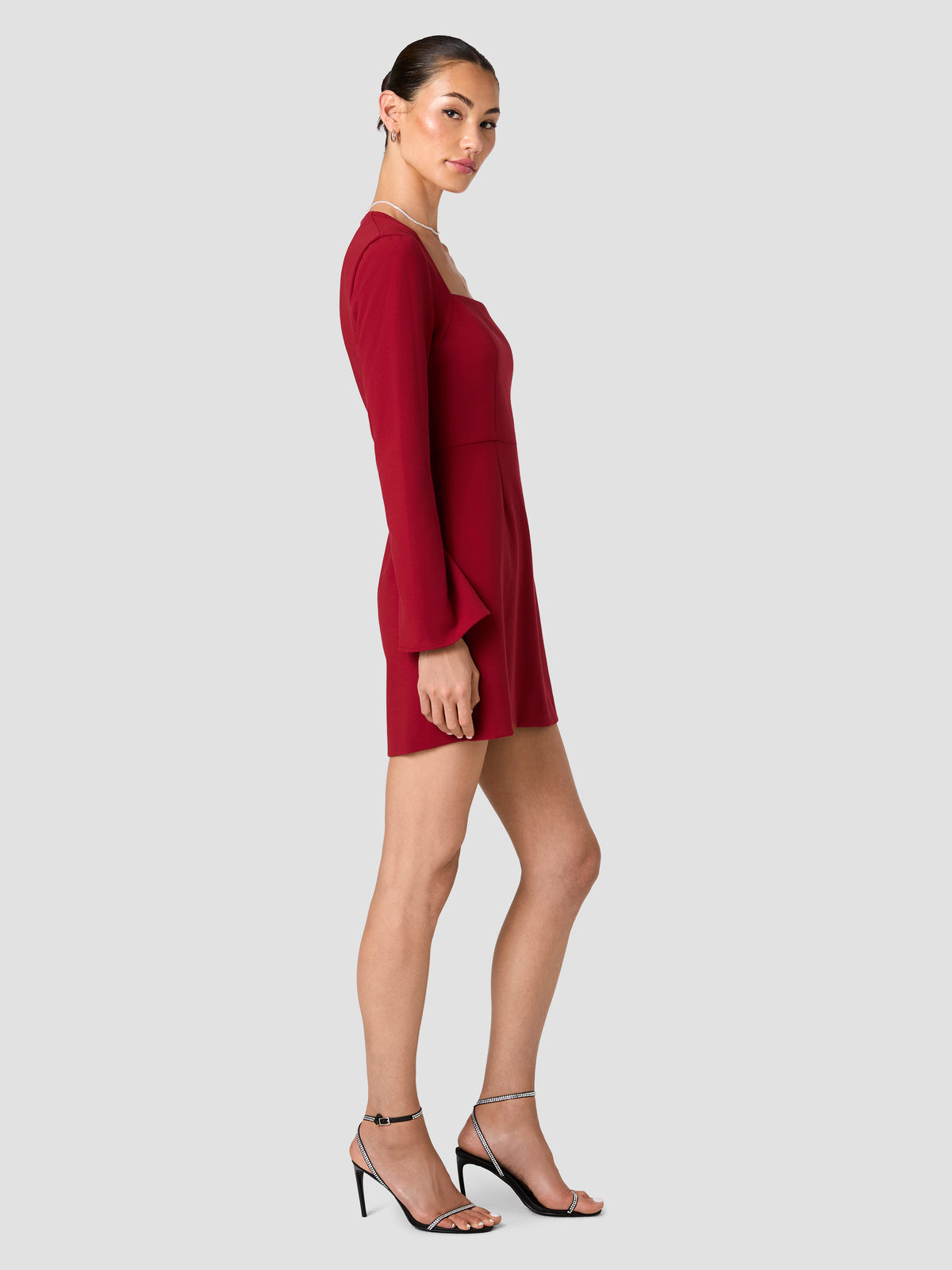 WHISPER LONG SLEEVE MINI DRESS VIEW 5