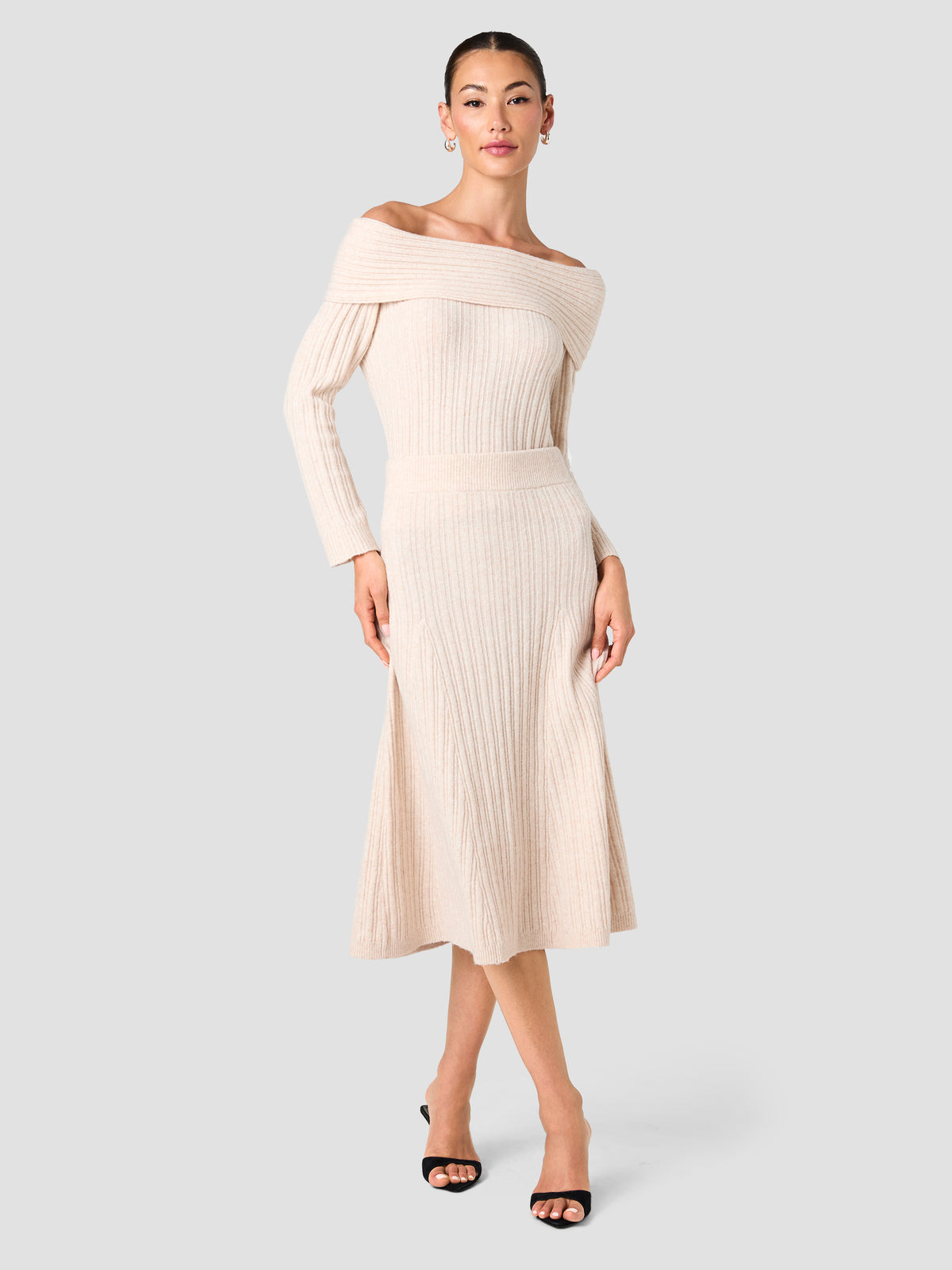 LUCIEN KNIT PULL ON MAXI SKIRT VIEW 6 | Women's
