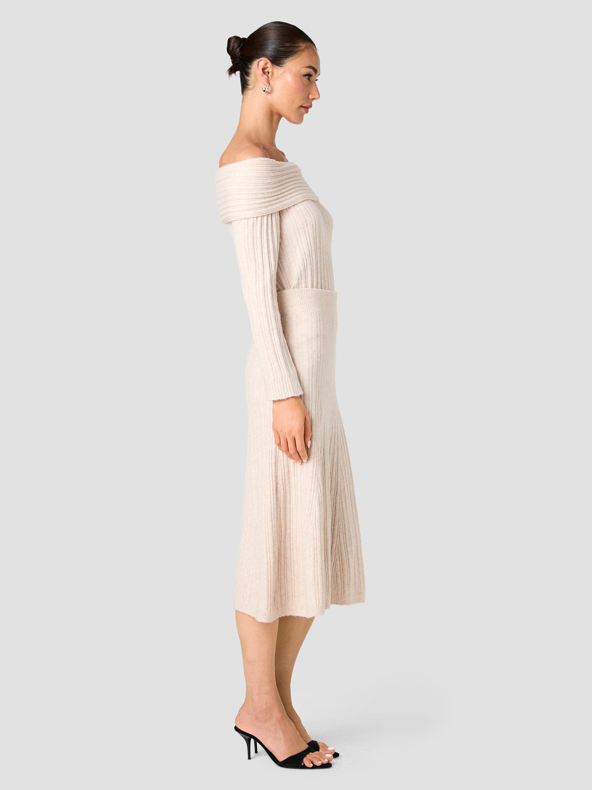 LUCIEN KNIT PULL ON MAXI SKIRT VIEW 5 | Women's