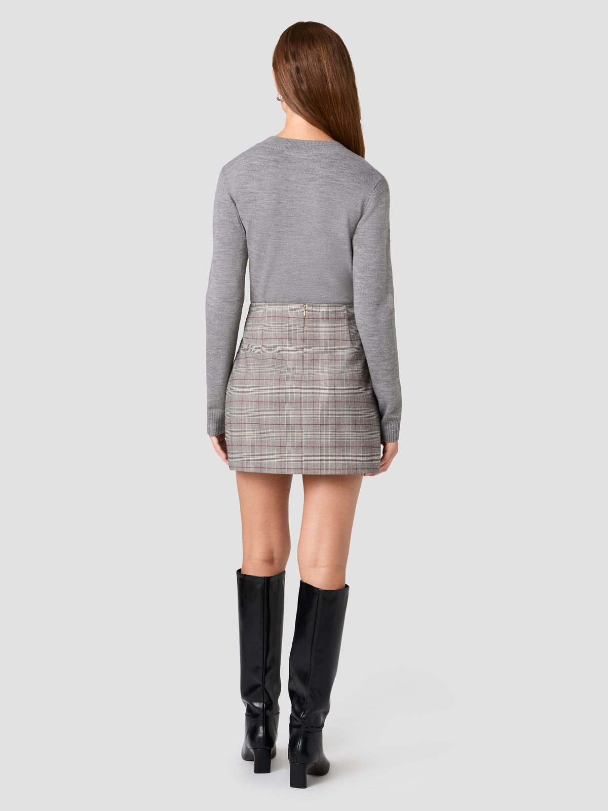 LEONIE TARTAN PLAID MINI SKIRT VIEW 4