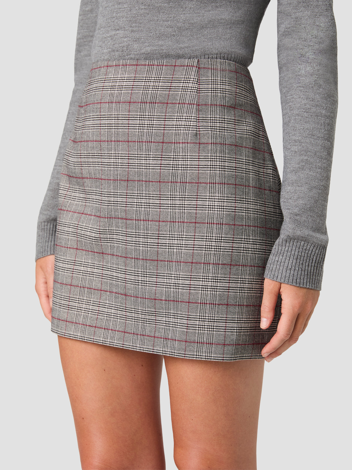 LEONIE TARTAN PLAID MINI SKIRT VIEW 3