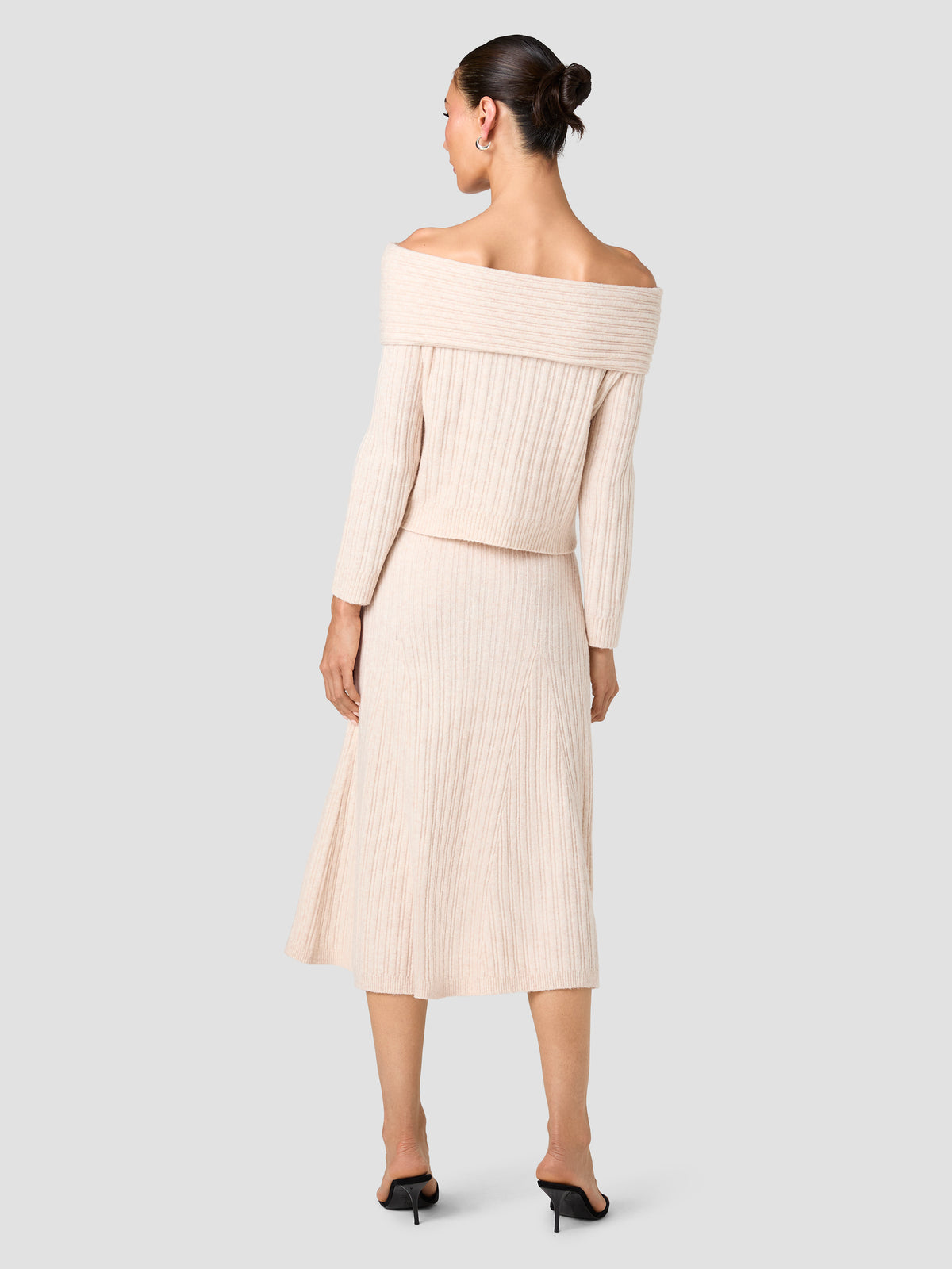 LUCIEN KNIT OFF SHOULDER PULLOVER SWEATER VIEW 5 | Women's