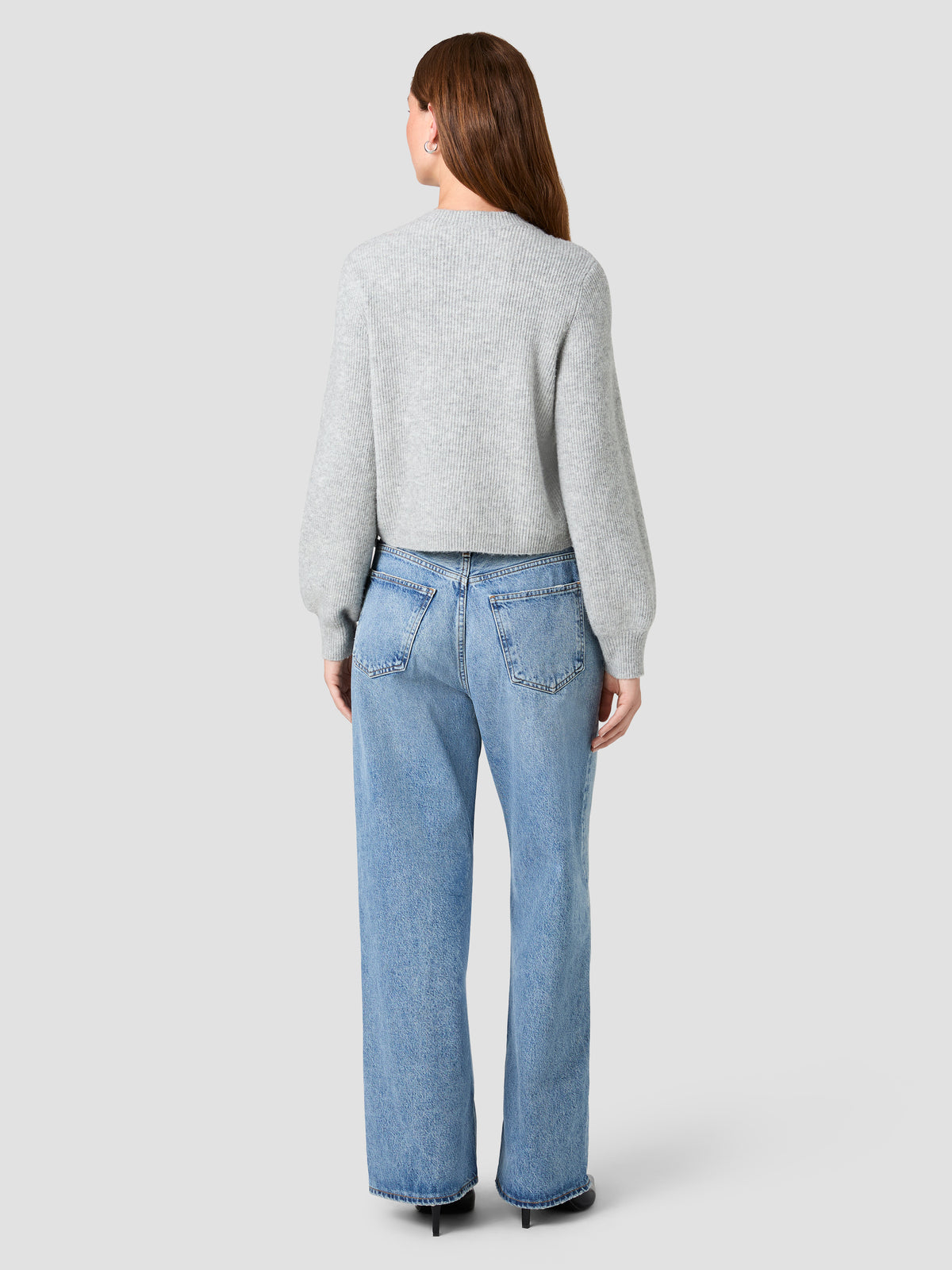 KODA KNIT MULTI BUTTON CREW NECK CARDIGAN VIEW 4 | The Layering Shop