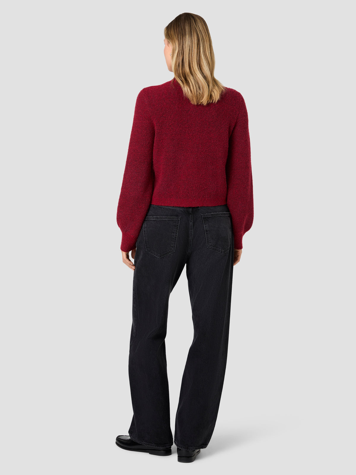KODA KNIT MULTI BUTTON CREW NECK CARDIGAN VIEW 4 | The Layering Shop