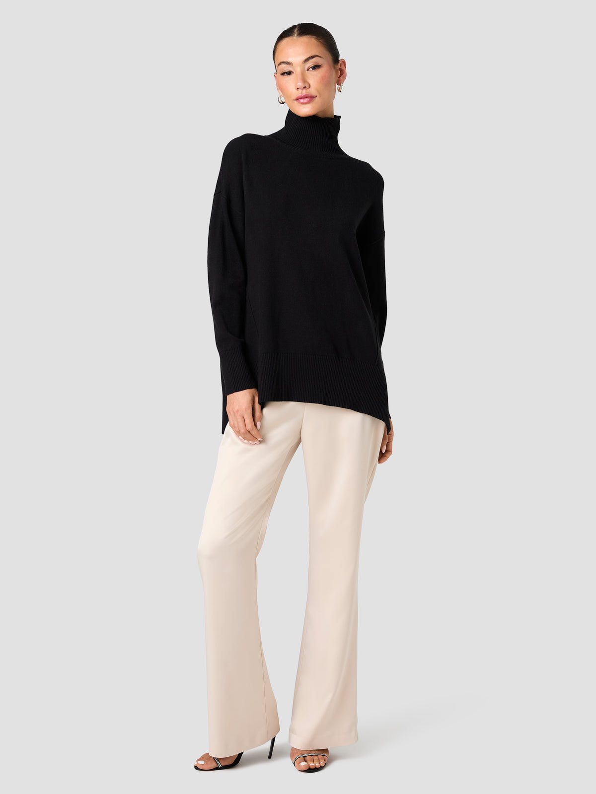 BABYSOFT HIGH NECK SWEATER VIEW 6 | Women's