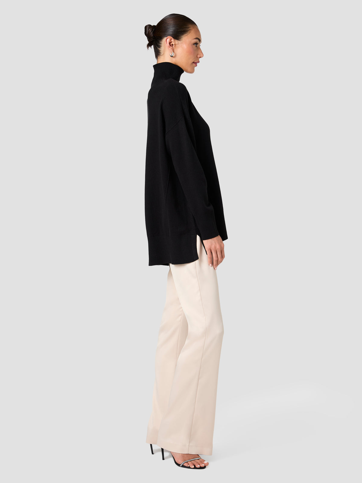 BABYSOFT HIGH NECK SWEATER VIEW 5 | Women's