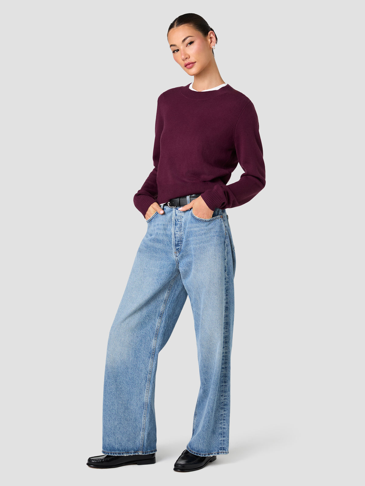 BABYSOFT CREW NECK LONG SLEEVE SWEATER VIEW 6