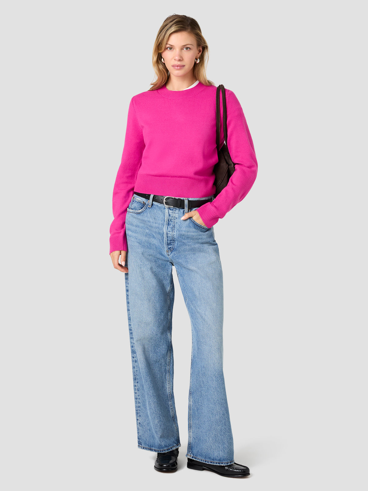 BABYSOFT CREW NECK LONG SLEEVE SWEATER VIEW 1