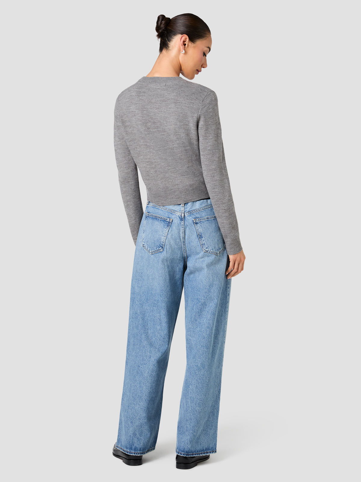 BABYSOFT CREW NECK LONG SLEEVE SWEATER VIEW 2