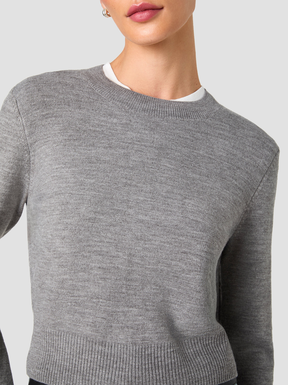BABYSOFT CREW NECK LONG SLEEVE SWEATER VIEW 3