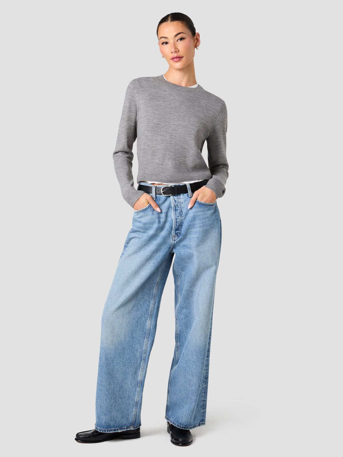 BABYSOFT CREW NECK LONG SLEEVE SWEATER VIEW 4