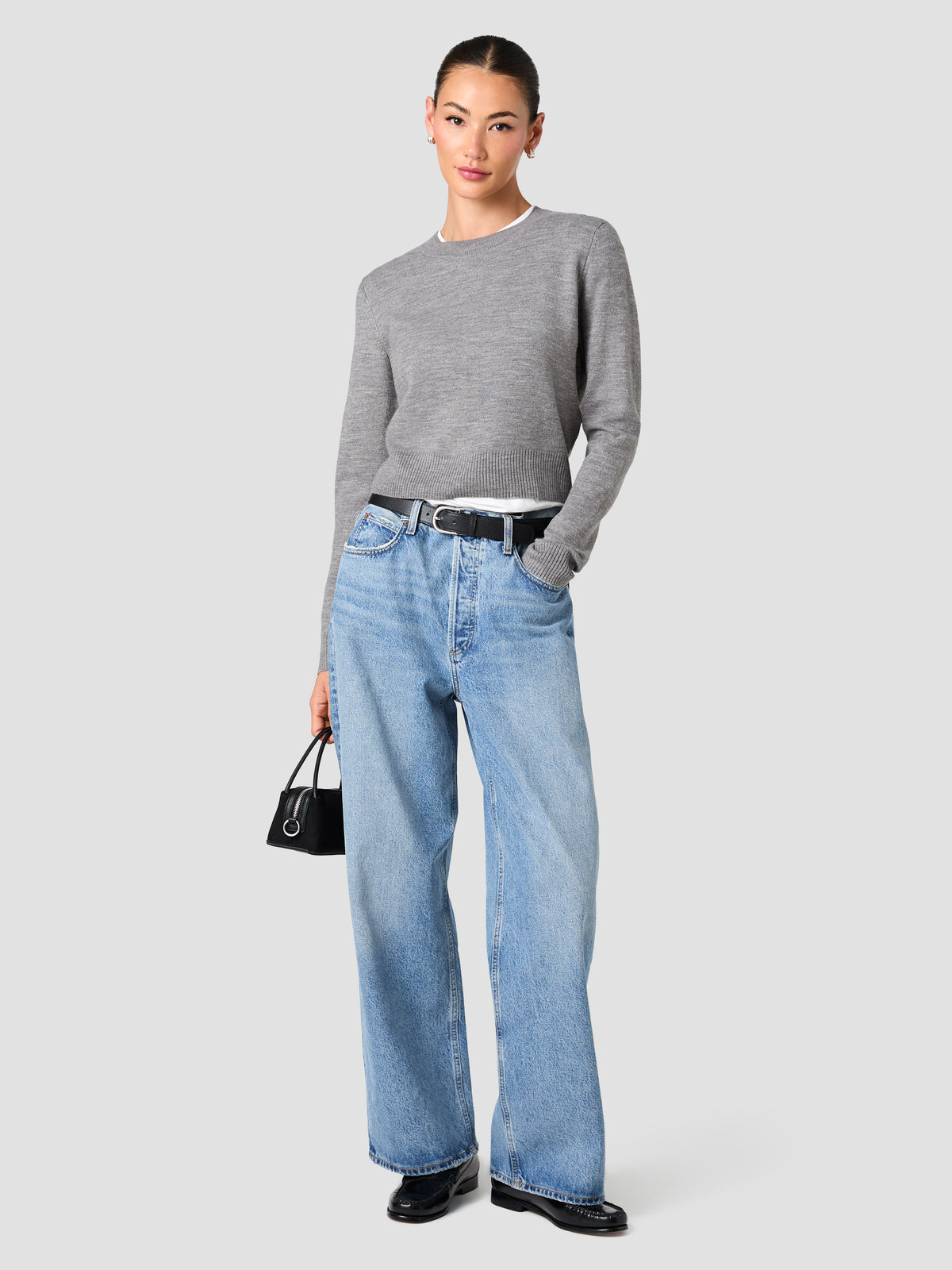 BABYSOFT CREW NECK LONG SLEEVE SWEATER VIEW 5