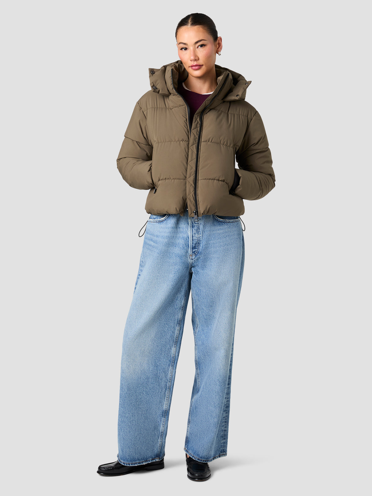 CAMDEN CONTRAST PUFFER JACKET VIEW 6 | Women's Shop All