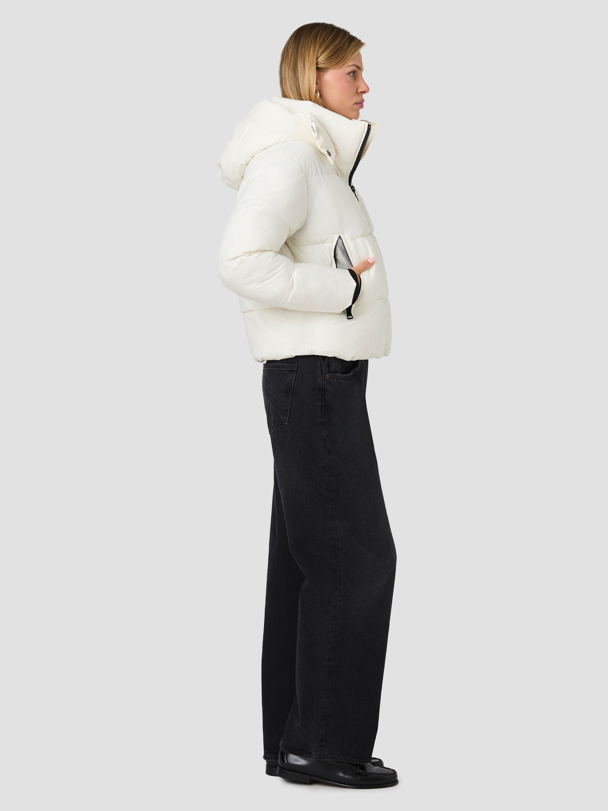 CAMDEN CONTRAST PUFFER JACKET VIEW 5
